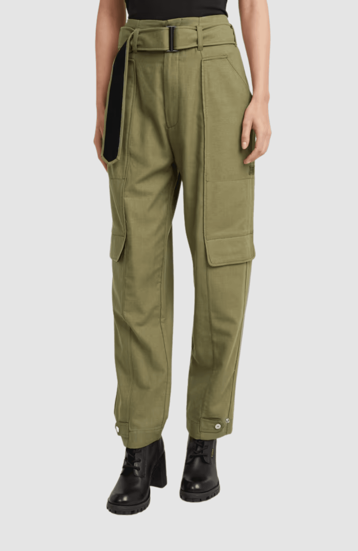 High Paperbag pant wmn