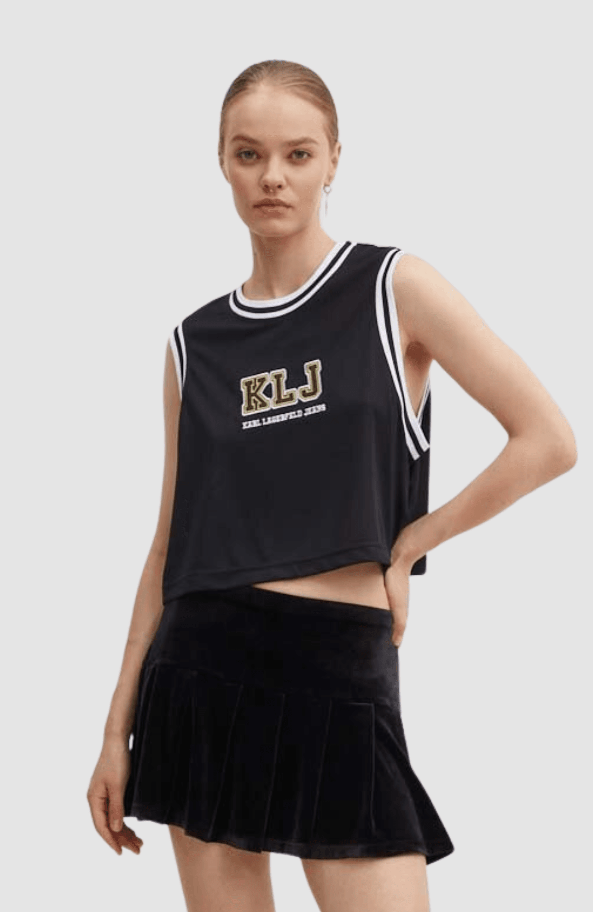 KLJ Relaxed Baseball Tank