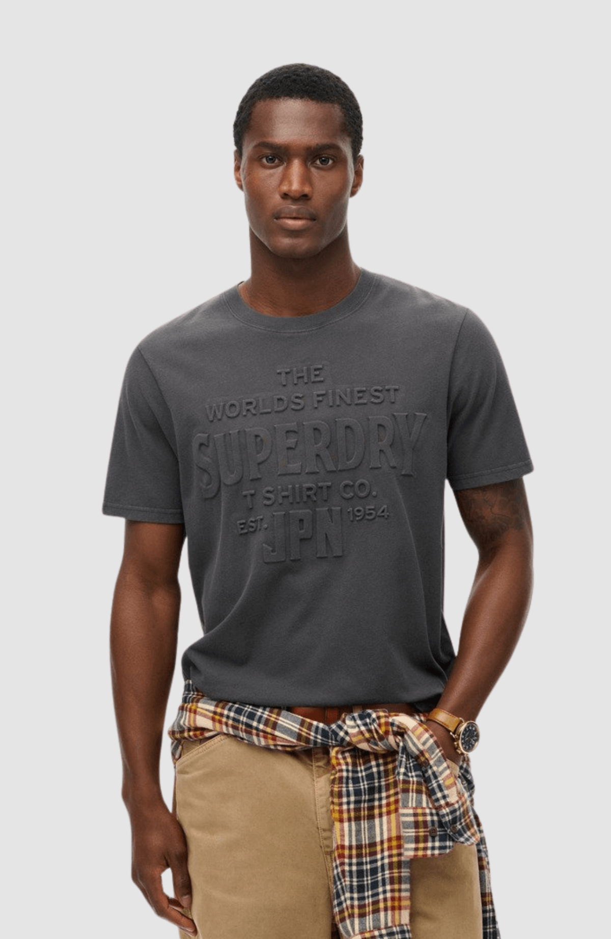 WORKWEAR EMBOSSED RELAXED TEE