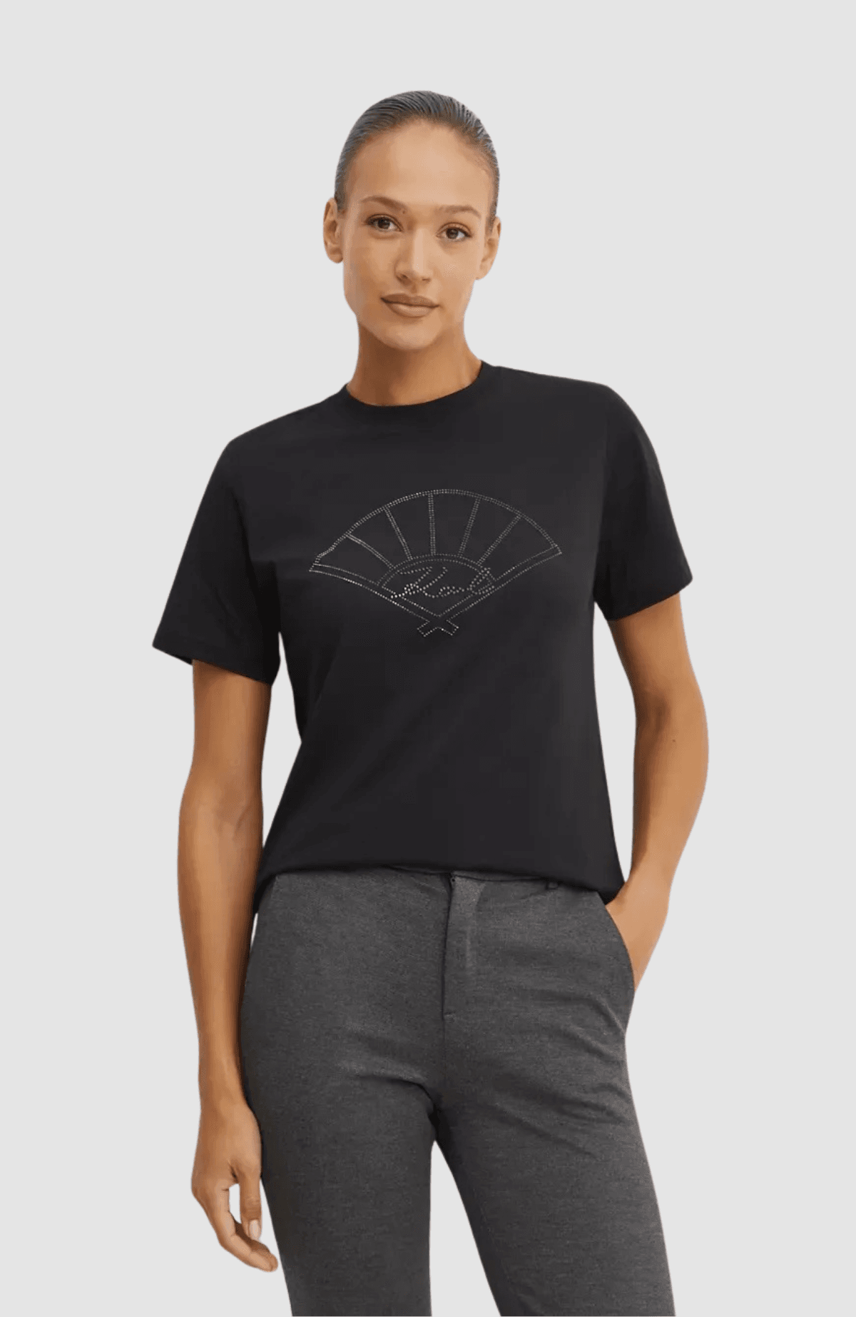 Fan Rhinestone T-Shirt