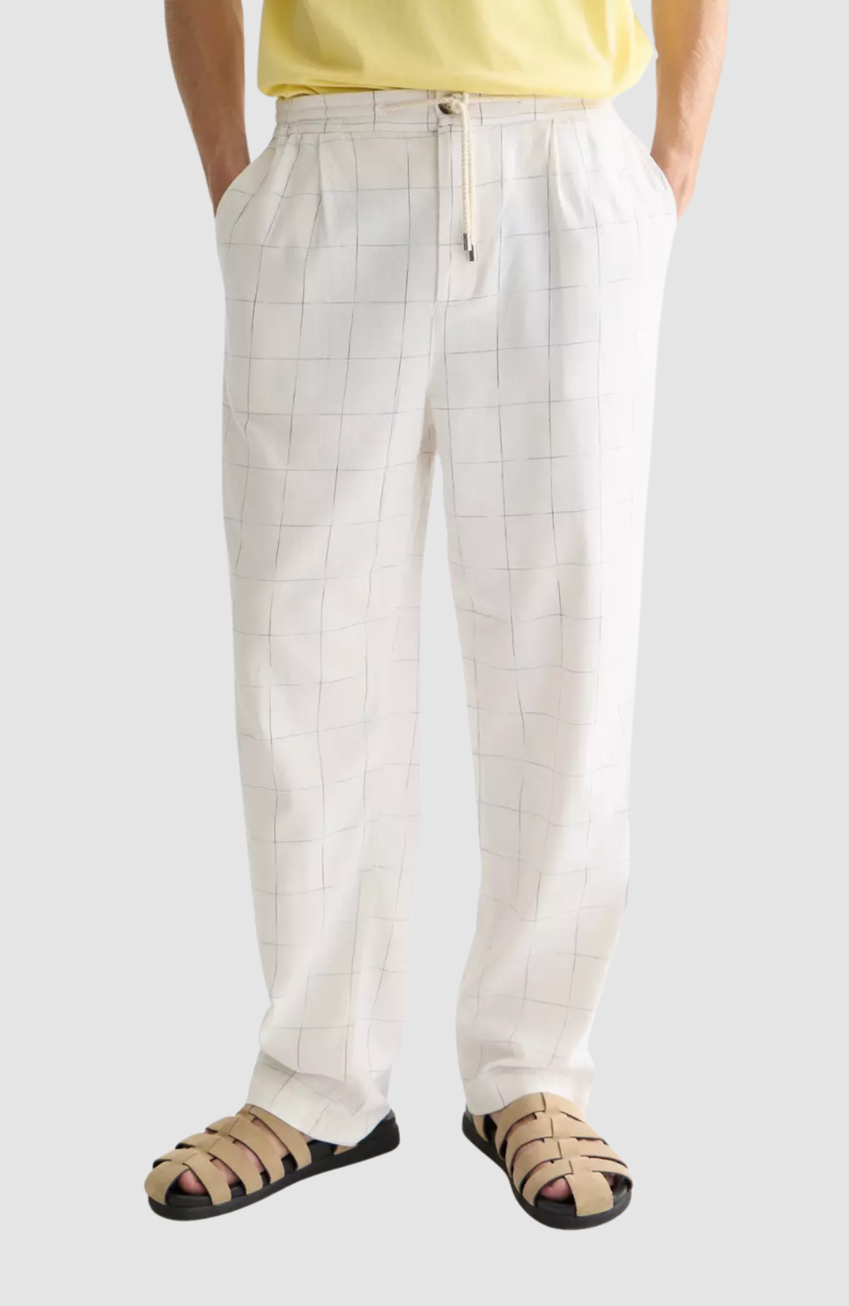 Oliver linenblend relaxed straightfit jogger