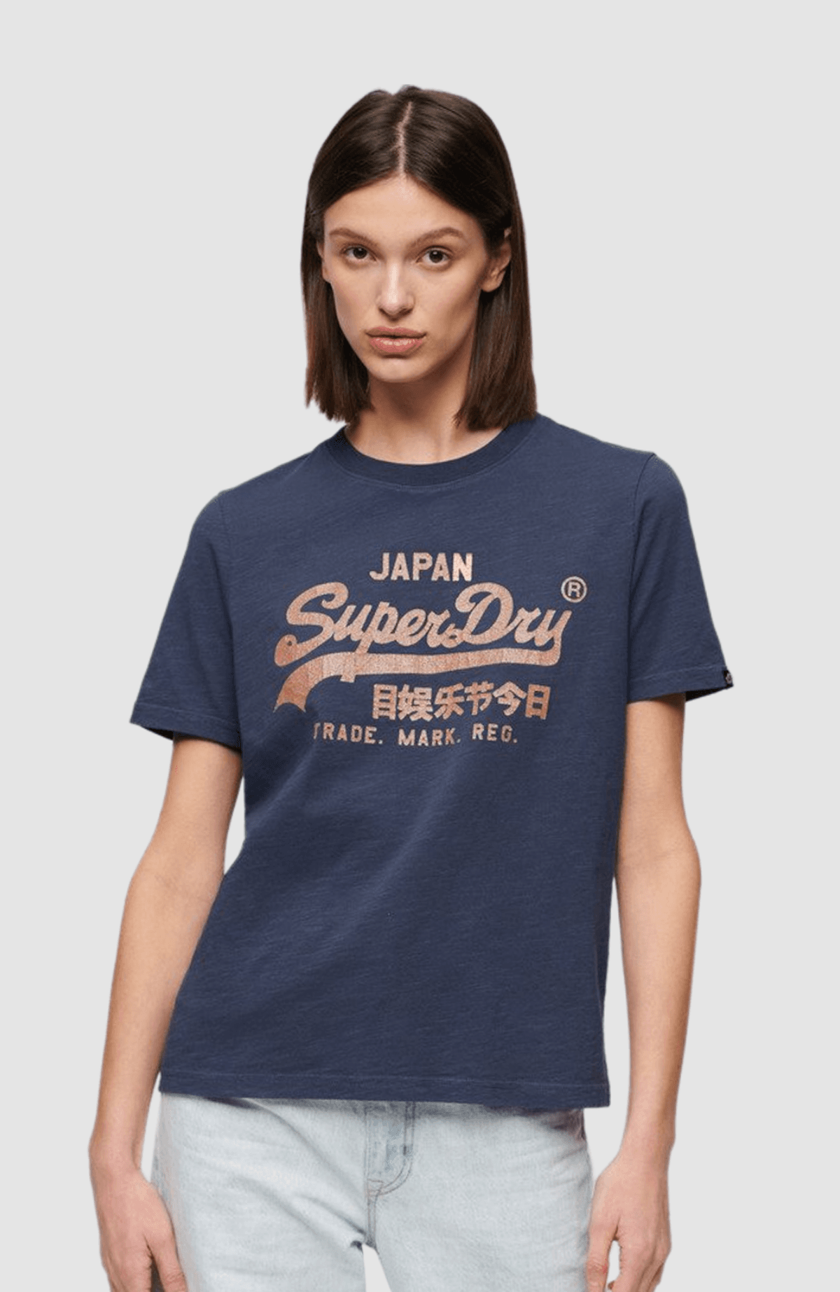 Metallic Vl Relaxed T Shirt