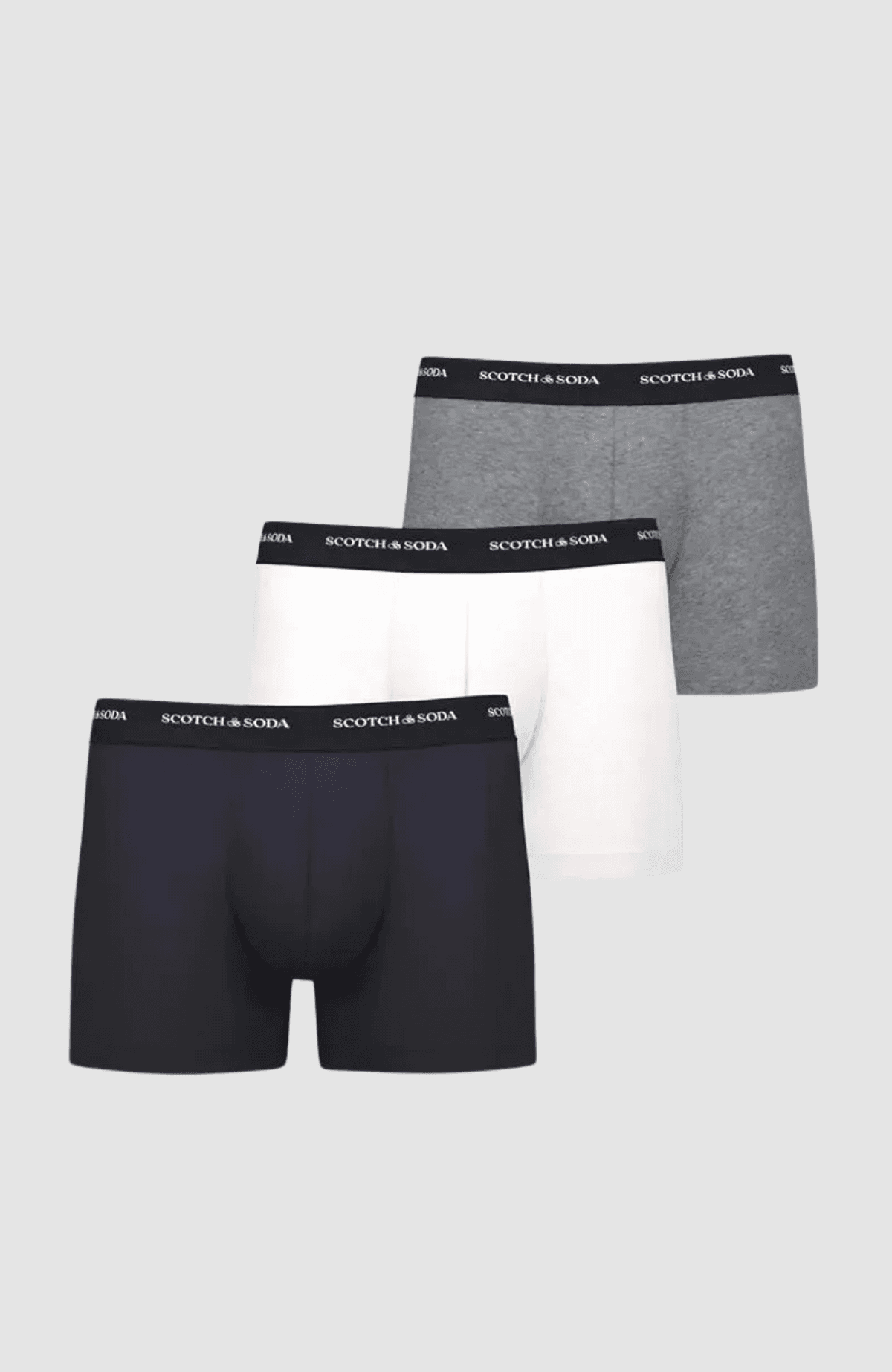 Stacked Logo Boxer 3P