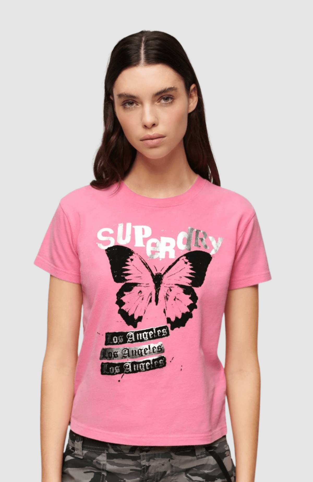 Lo-Fi Rock Graphic Fitted Tee