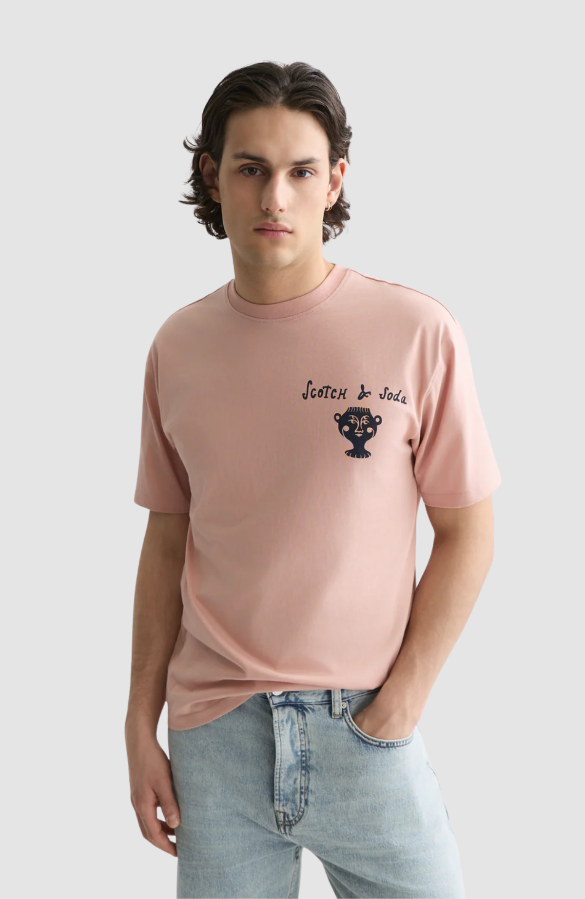 Front And Back Artwork Relaxed-Fit T-Shirt