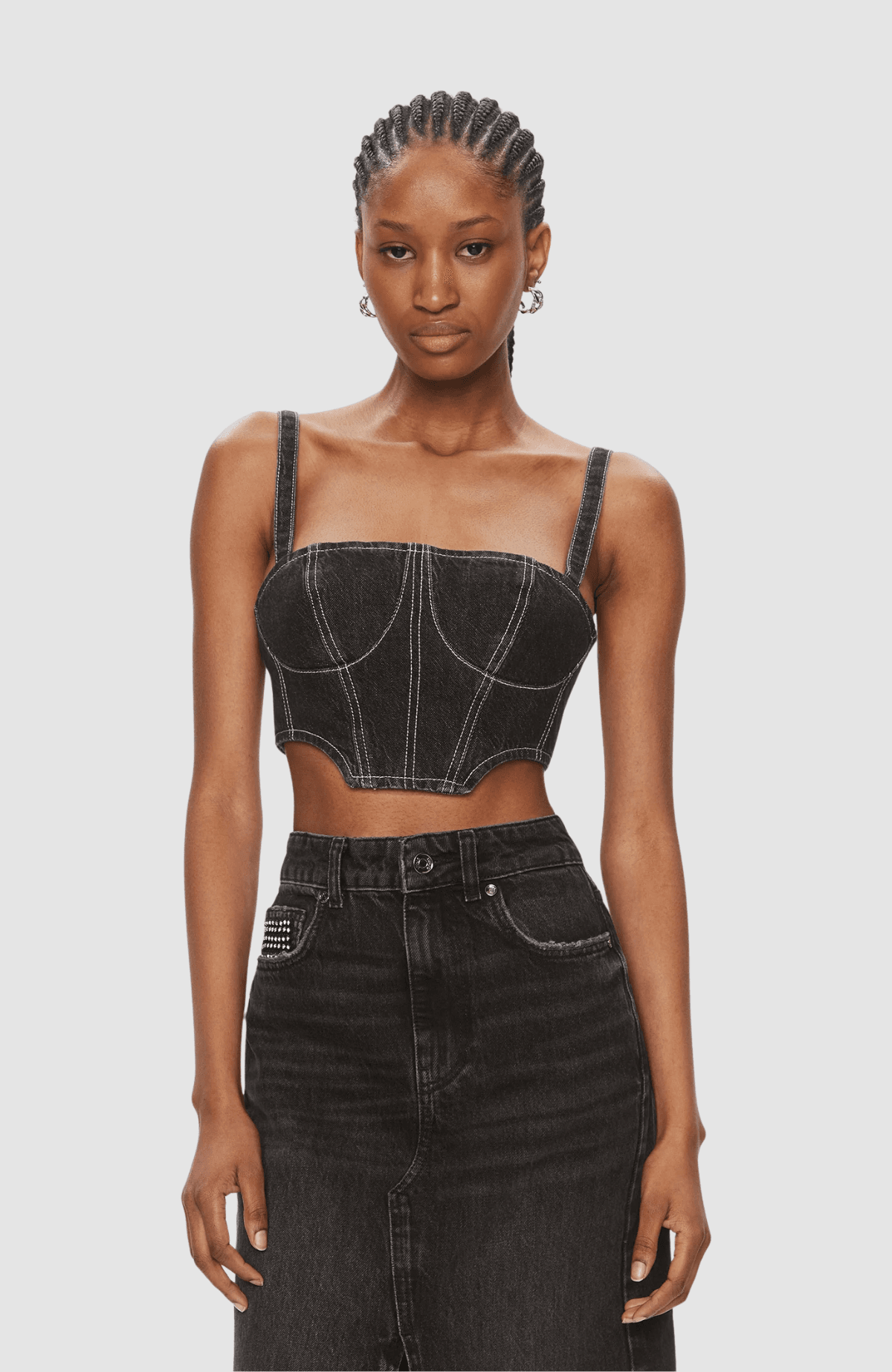 Klj Denim Bustier