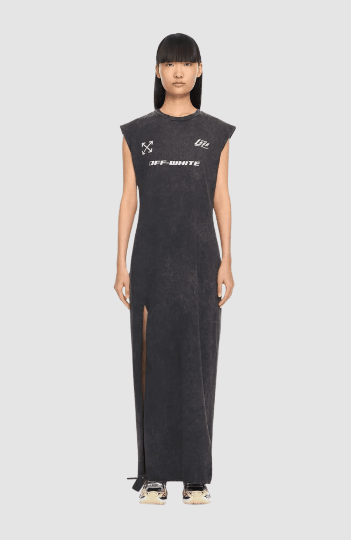 Racer Loose Jersey Dress
