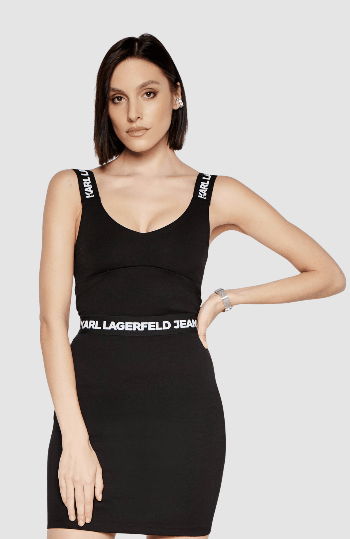 KLJ KLJ Logo Bra Top