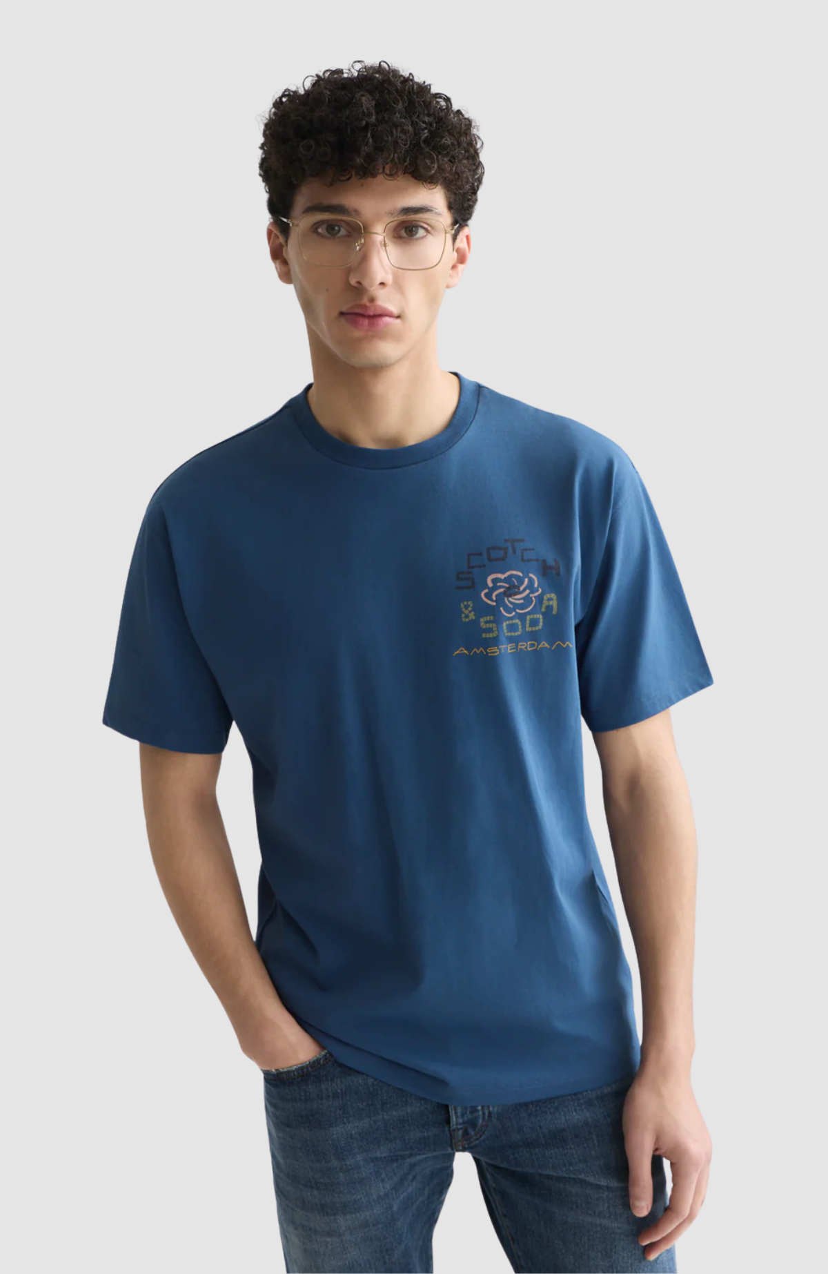 Front And Back Artwork Relaxed-Fit T-Shirt