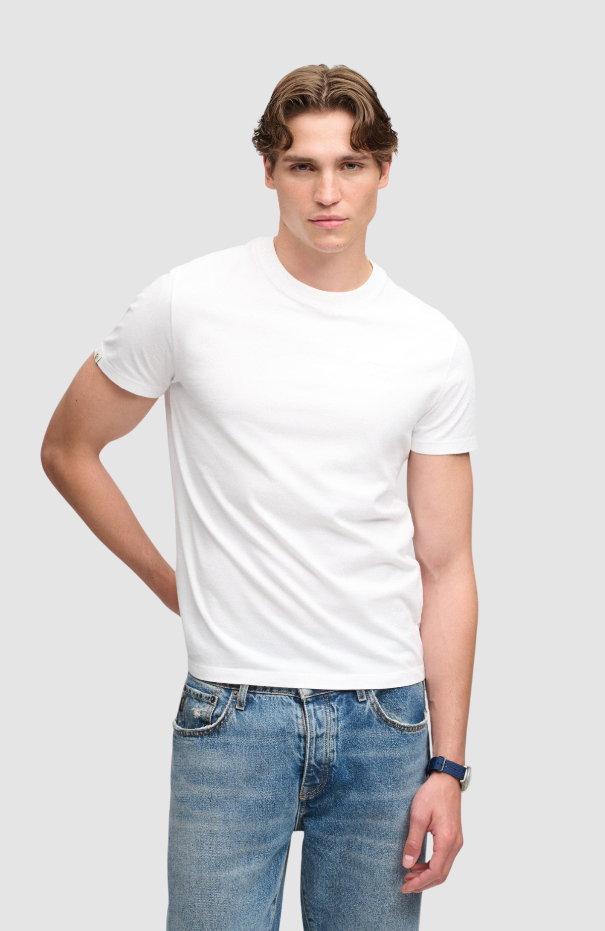 Essential Serif Logo Emb Tee