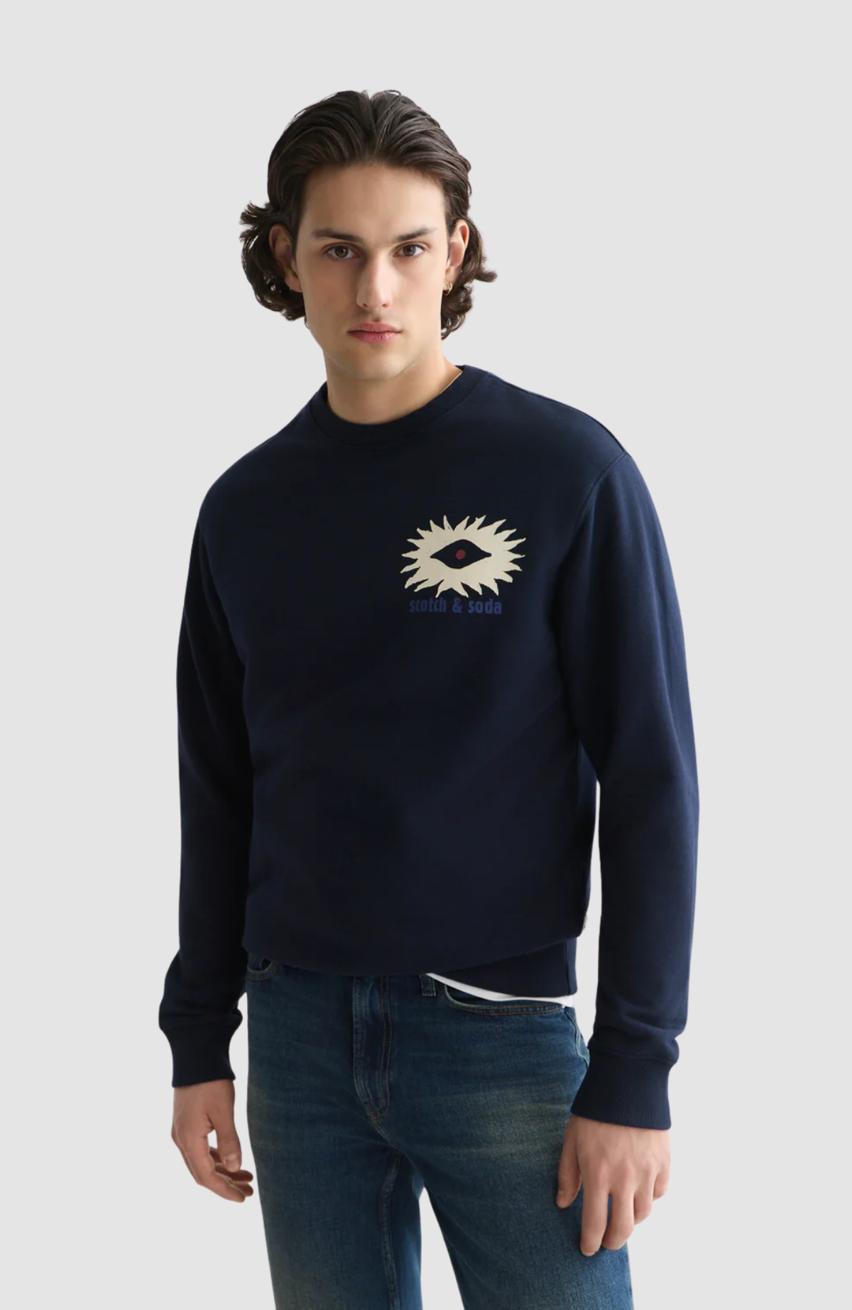 Front And Back Artwork Regular-Fit Sweatshirt