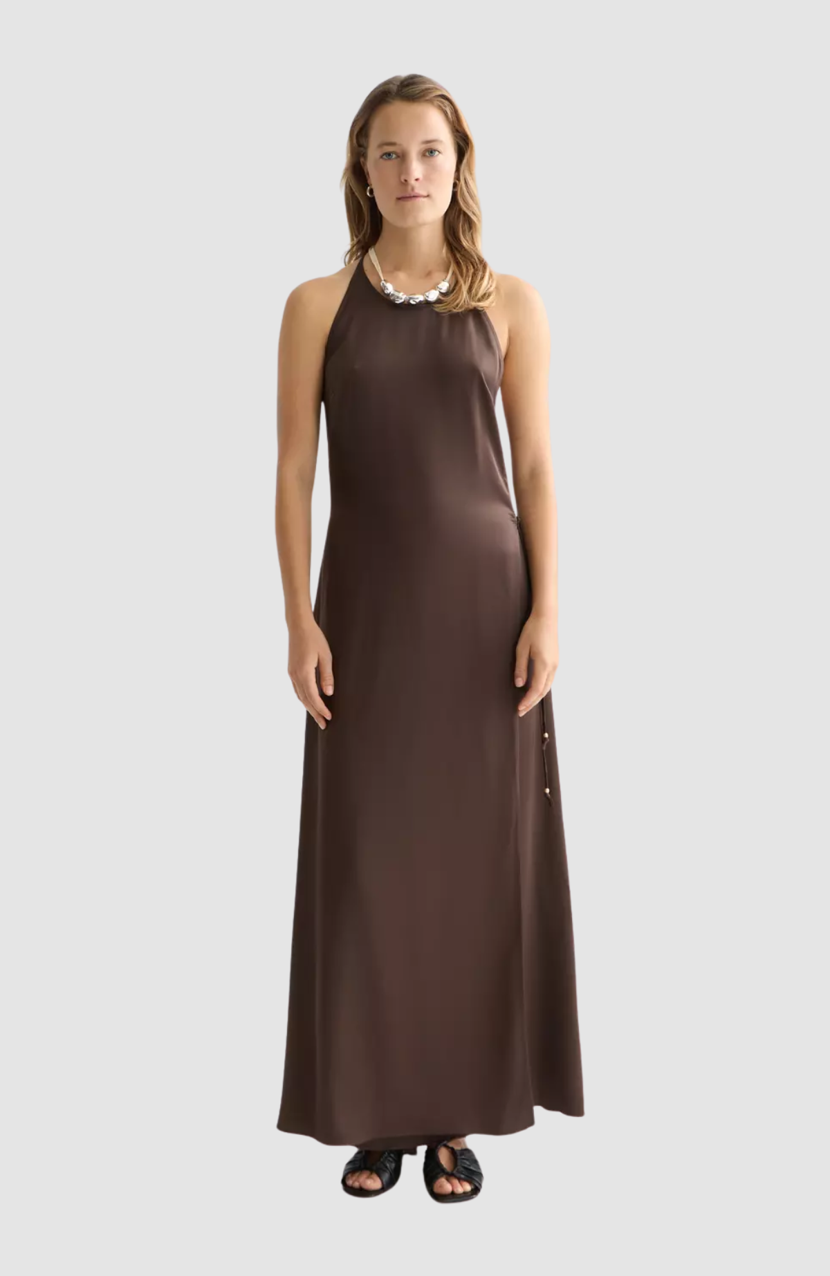 Viscose maxi cami wrap dress