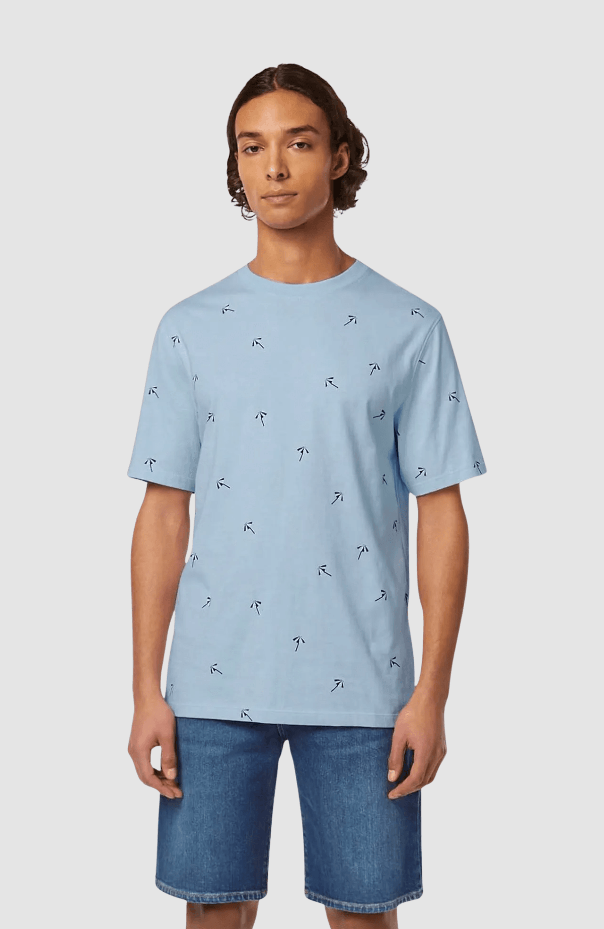 Regular Fit Micro Aop T-Shirt