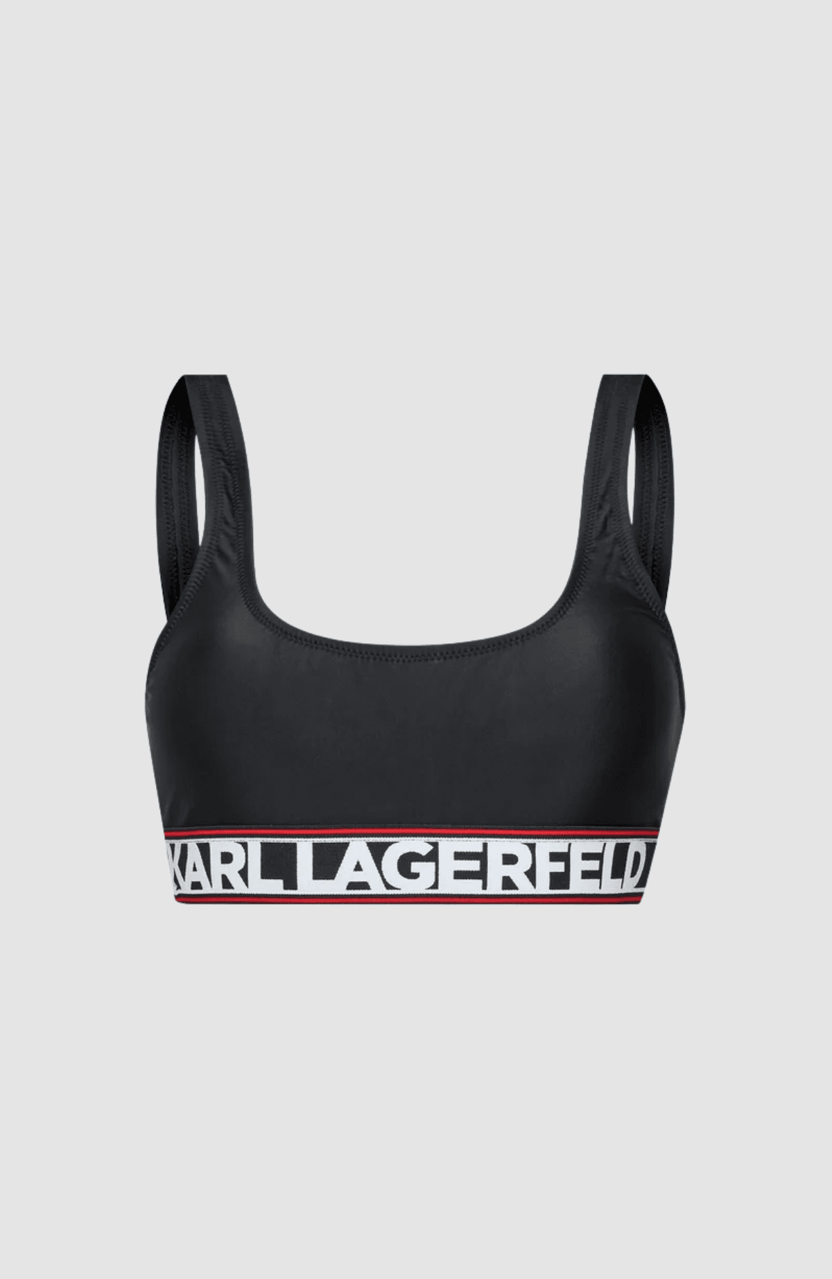 Elongated Logo Bikini Top