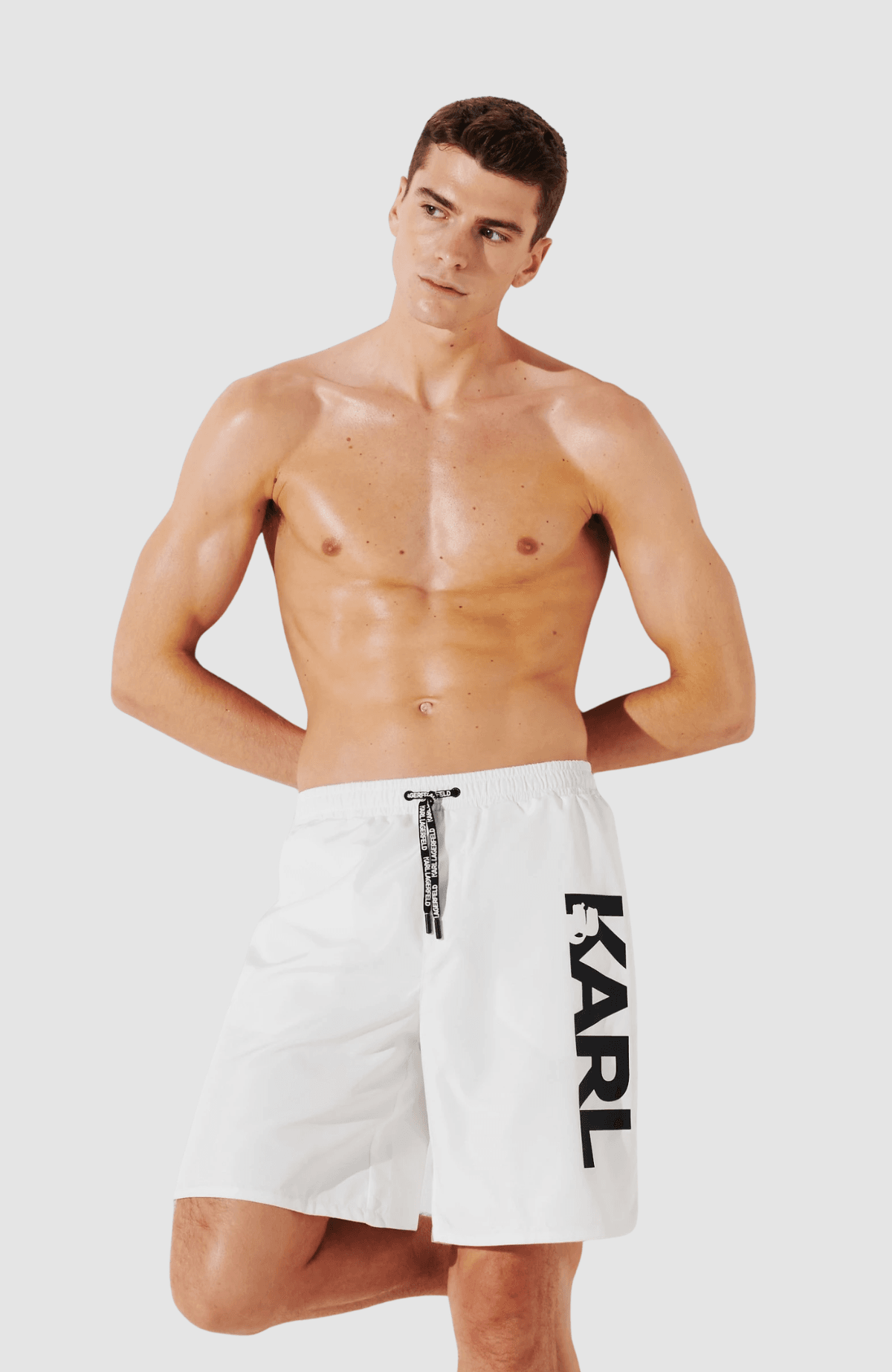 Karl Logo Long Boardshorts