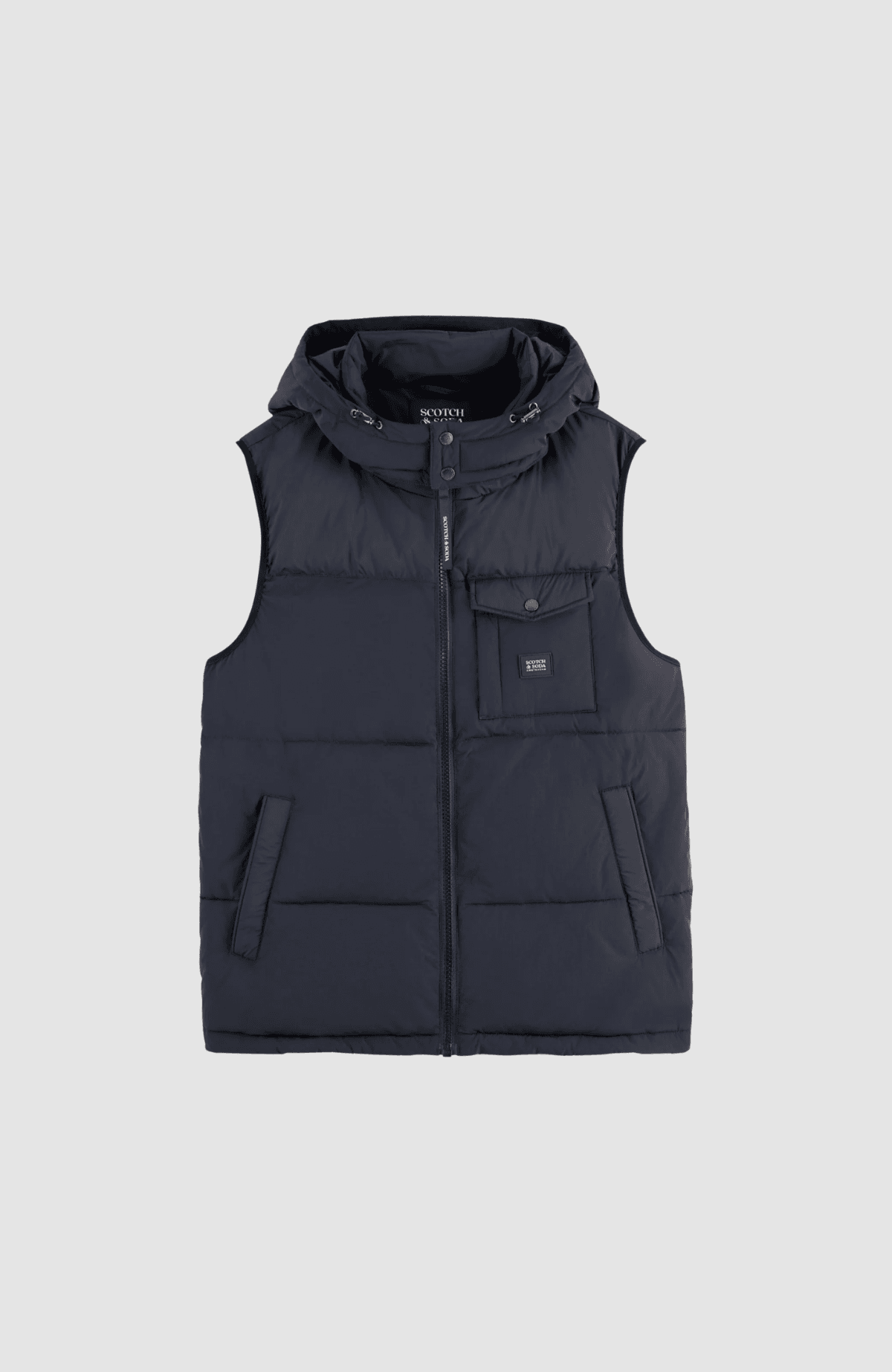 Quilted Hooded Vest