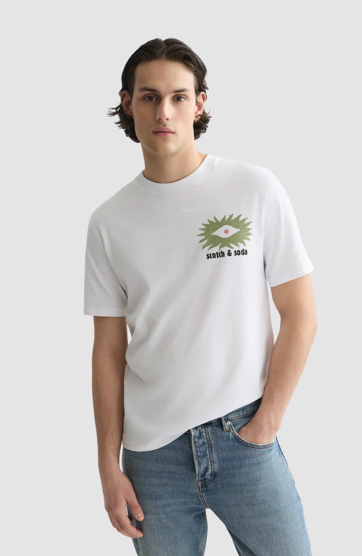 Front And Back Artwork Relaxed-Fit T-Shirt