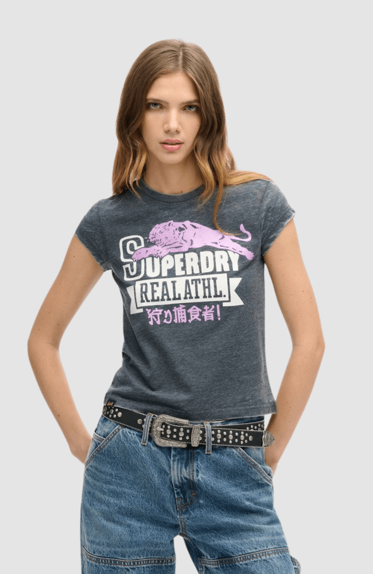 Varsity Burnout Cap Slv Tee