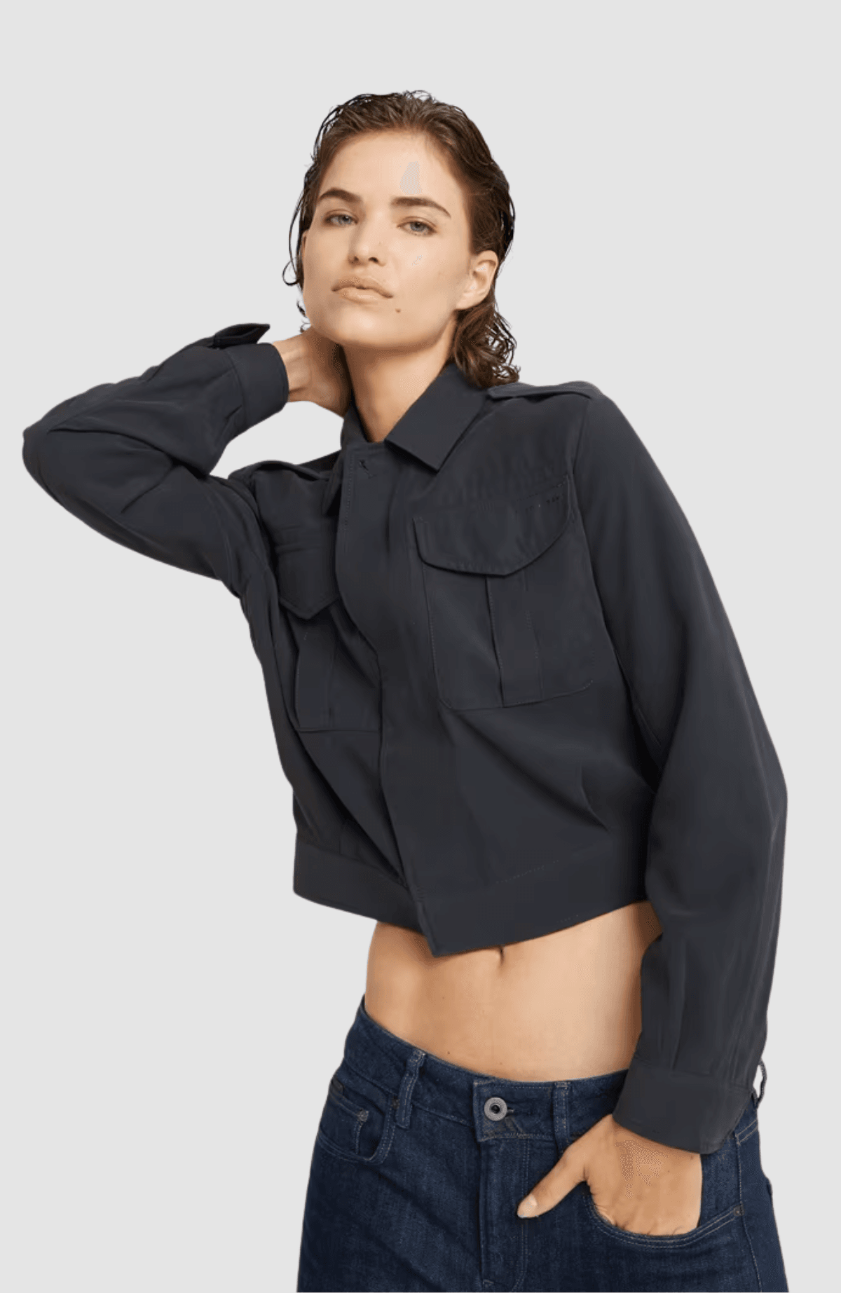 Officer short jacket wmn