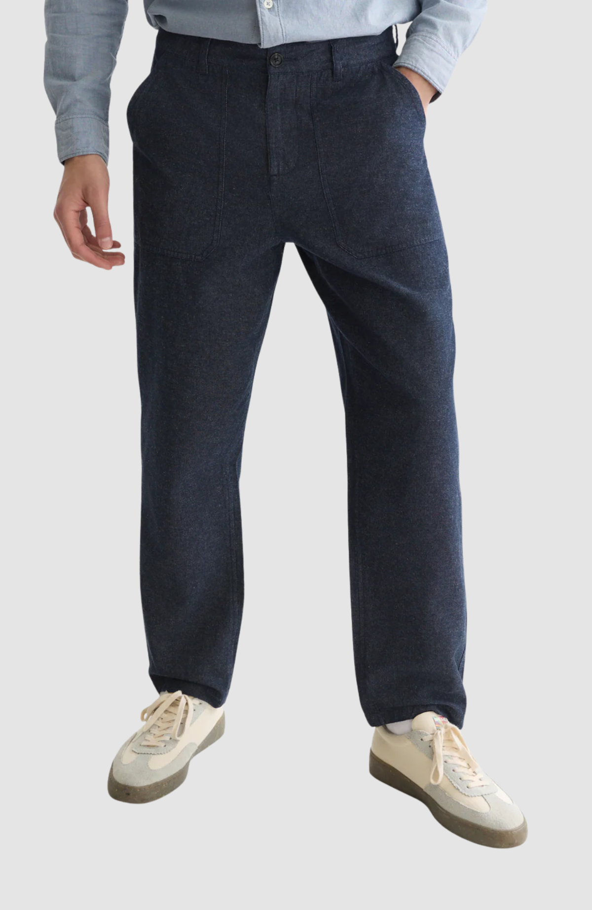 Harper Cotton-Linen Tapered Fit Chino