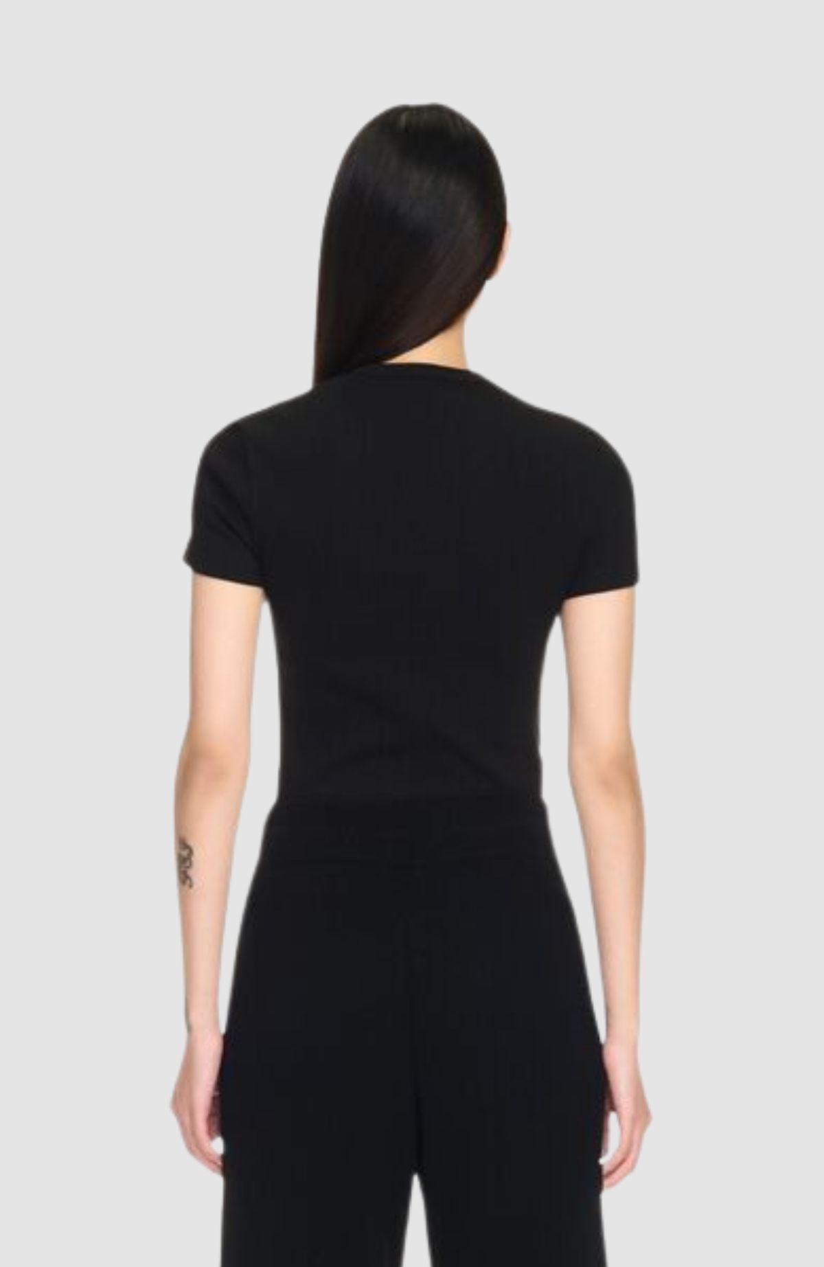 Off Stamp Rib Basic Tee