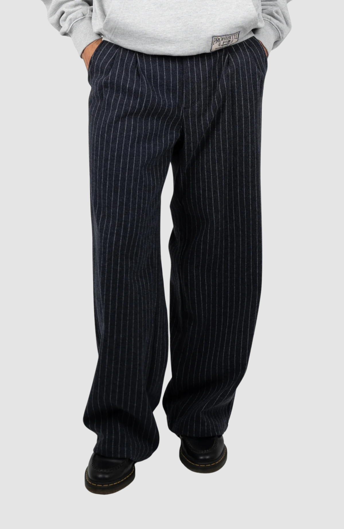 Revival Pinstripe Pleated Pants