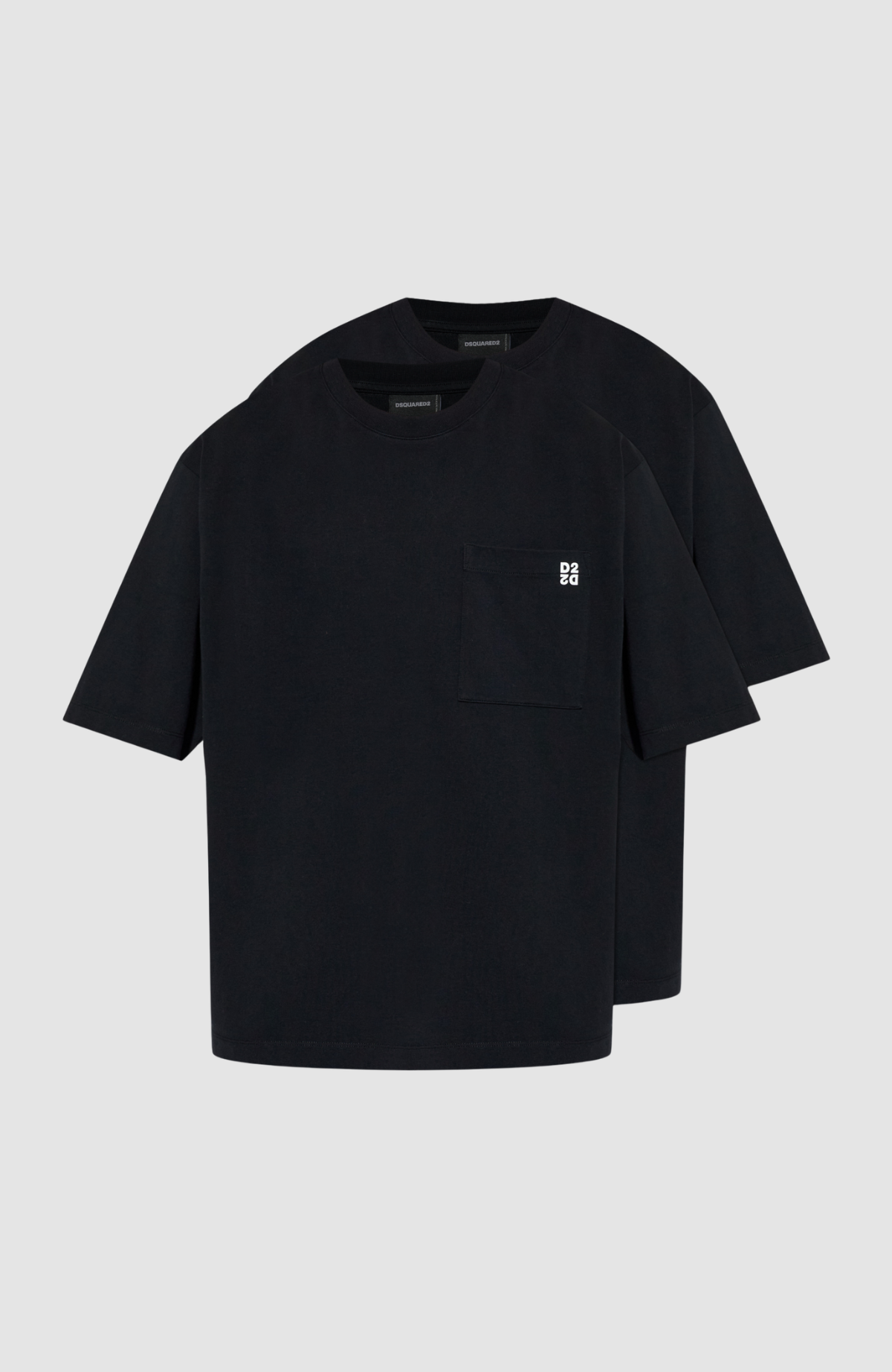 Inside Out Loose Fit T-Shirt Twin Pack