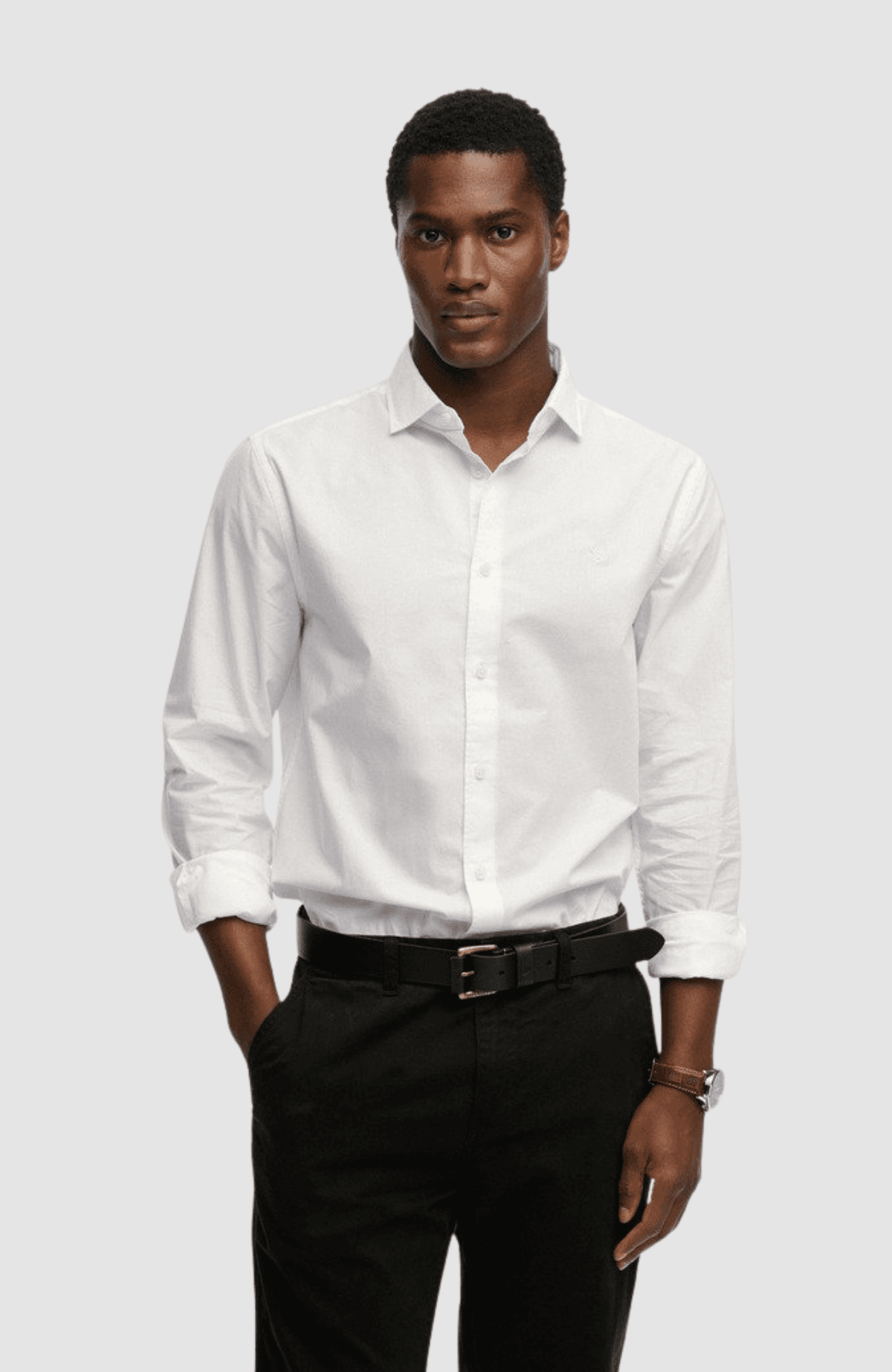 Cut Away Poplin L/S Shirt