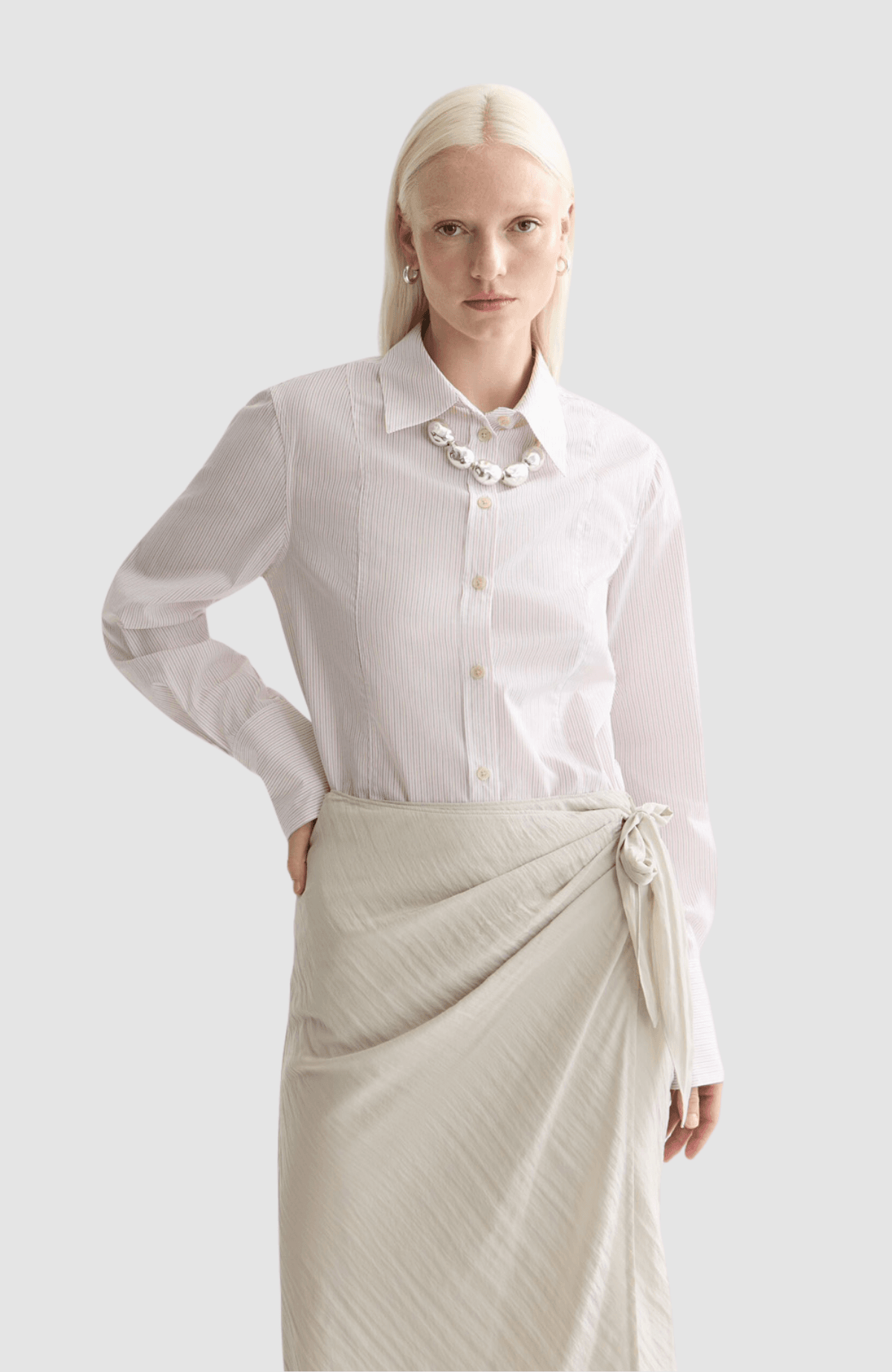 Regular fit poplin shirt