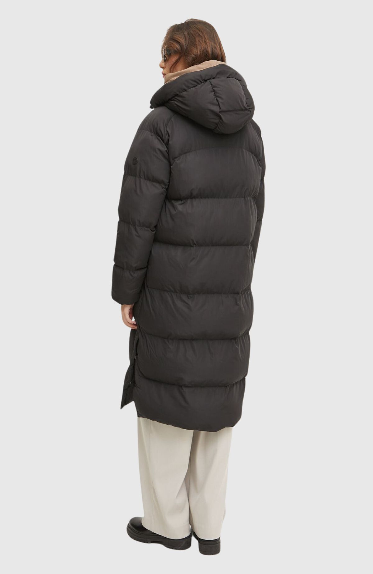 Longline Hooded Puffer Jacket