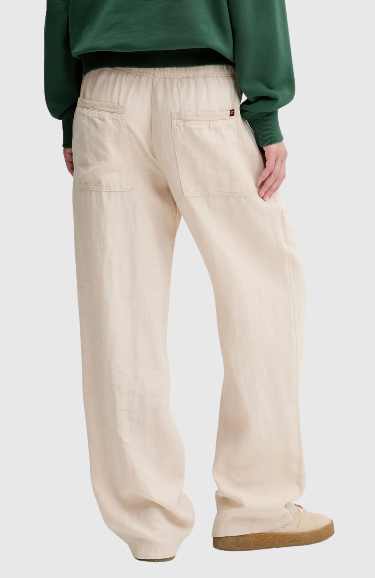 Linen Drawstring Pant