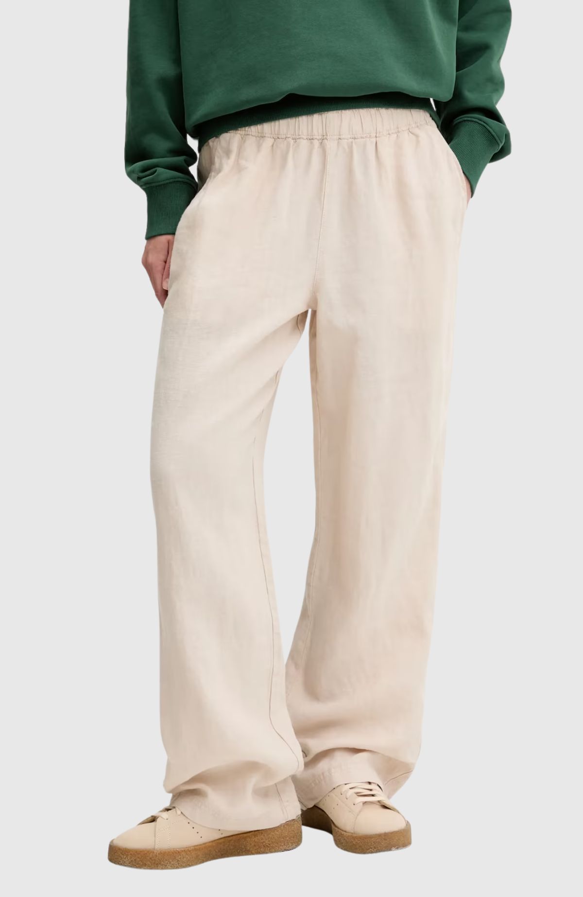 Linen Drawstring Pant