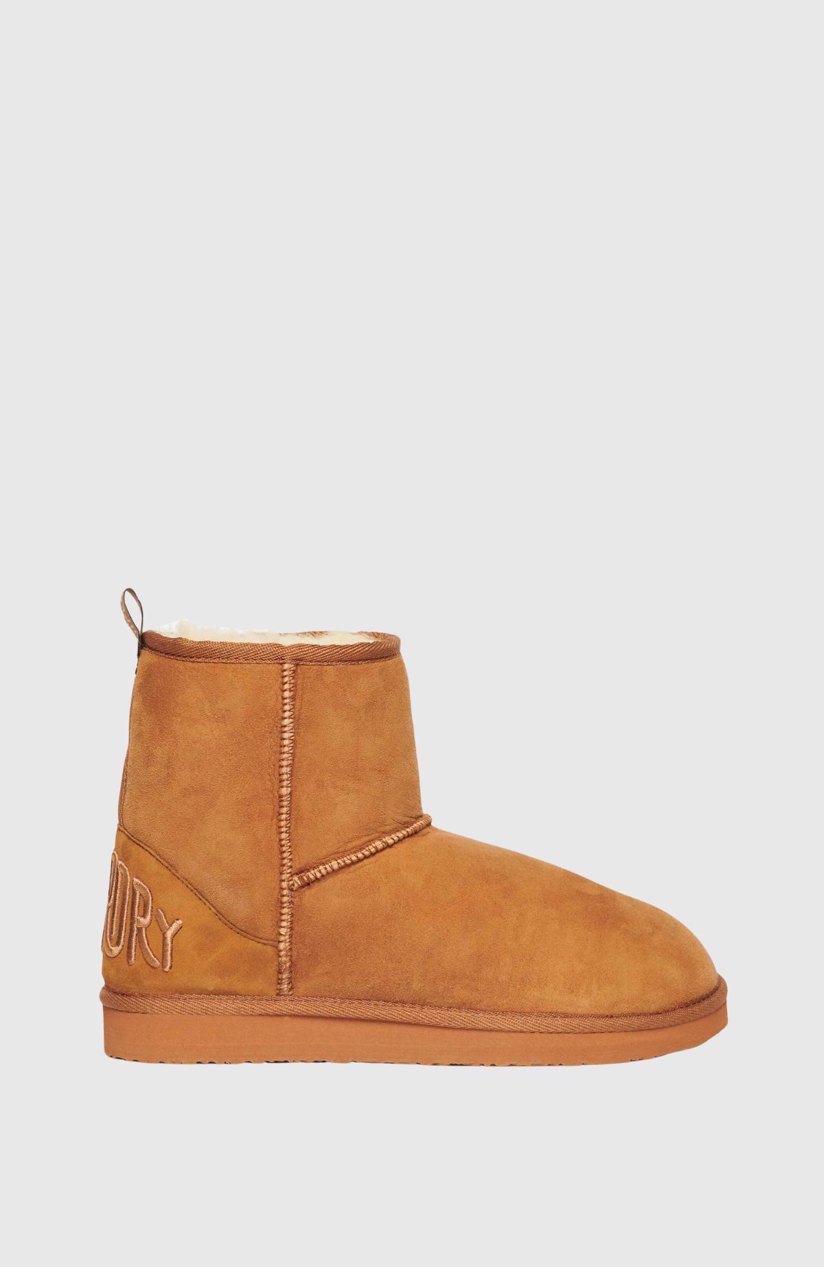 Suede Sherpa Ankle Boot