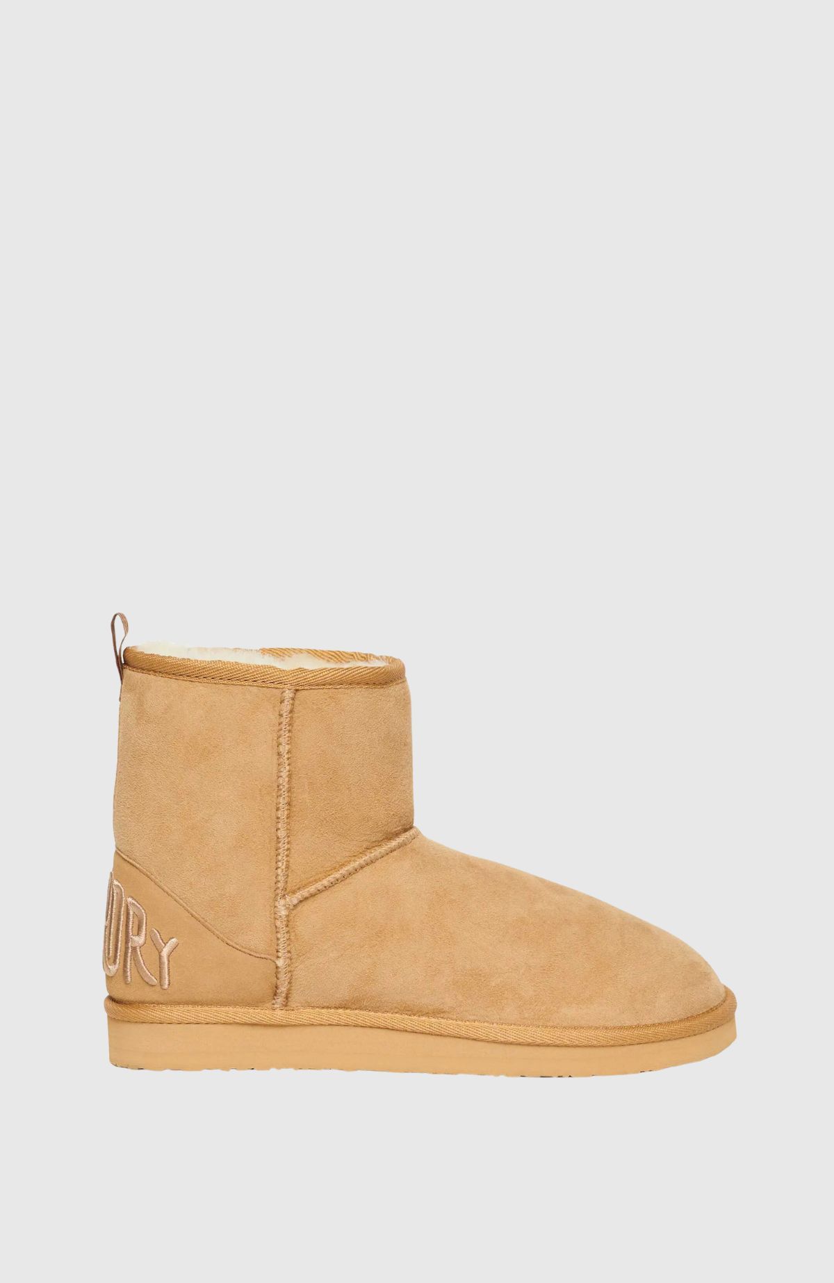 Suede Sherpa Ankle Boot