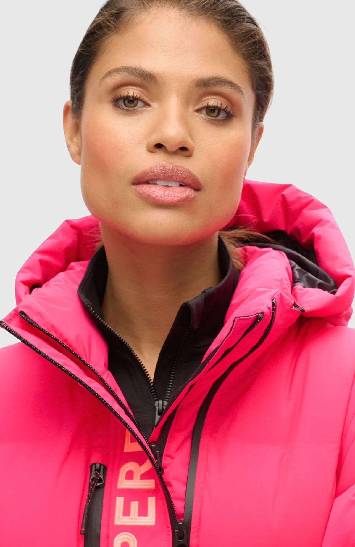 Hooded Ski Boxy Puffer Jacket