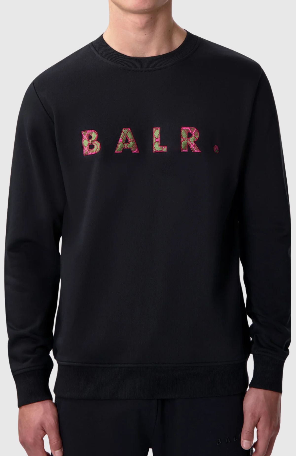 BALR. Monogram Embro Regular Fit Crewneck