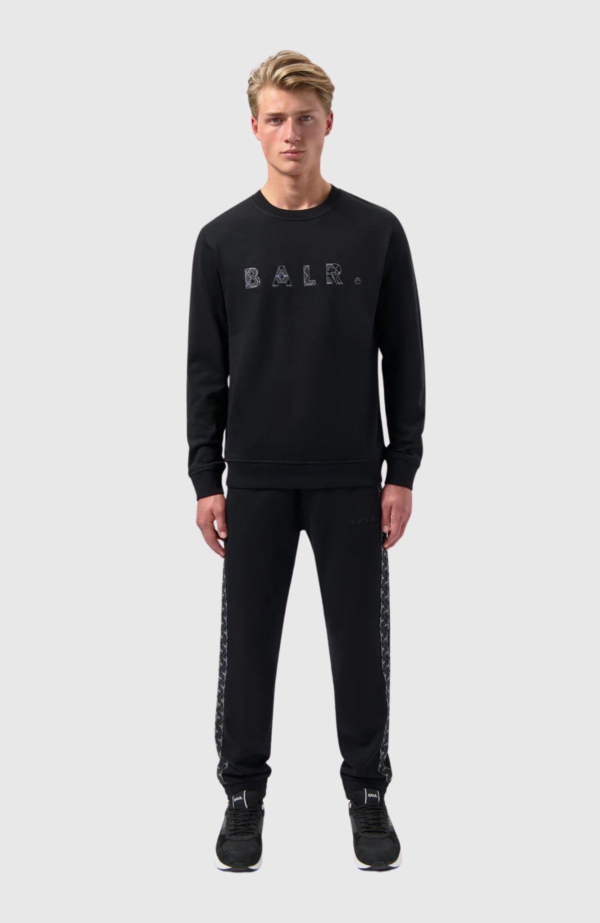 BALR. Monogram Embro Regular Fit Crewneck