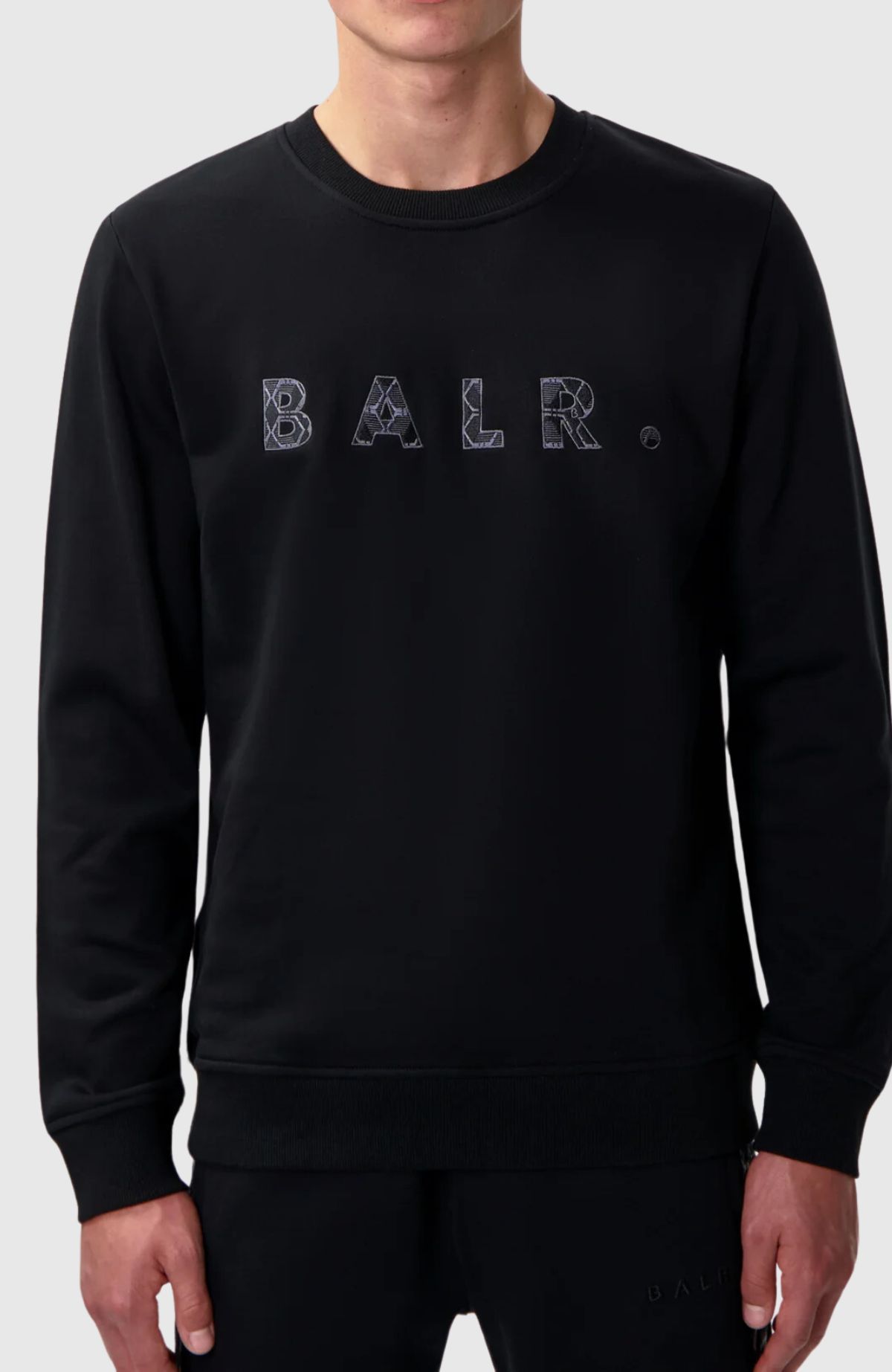 BALR. Monogram Embro Regular Fit Crewneck