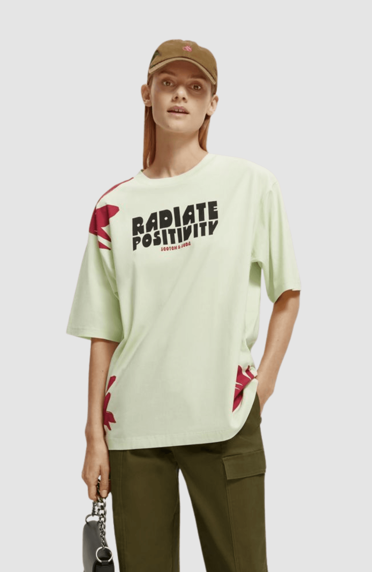 Printed oversized-fit T-shirt in Organic Cotton