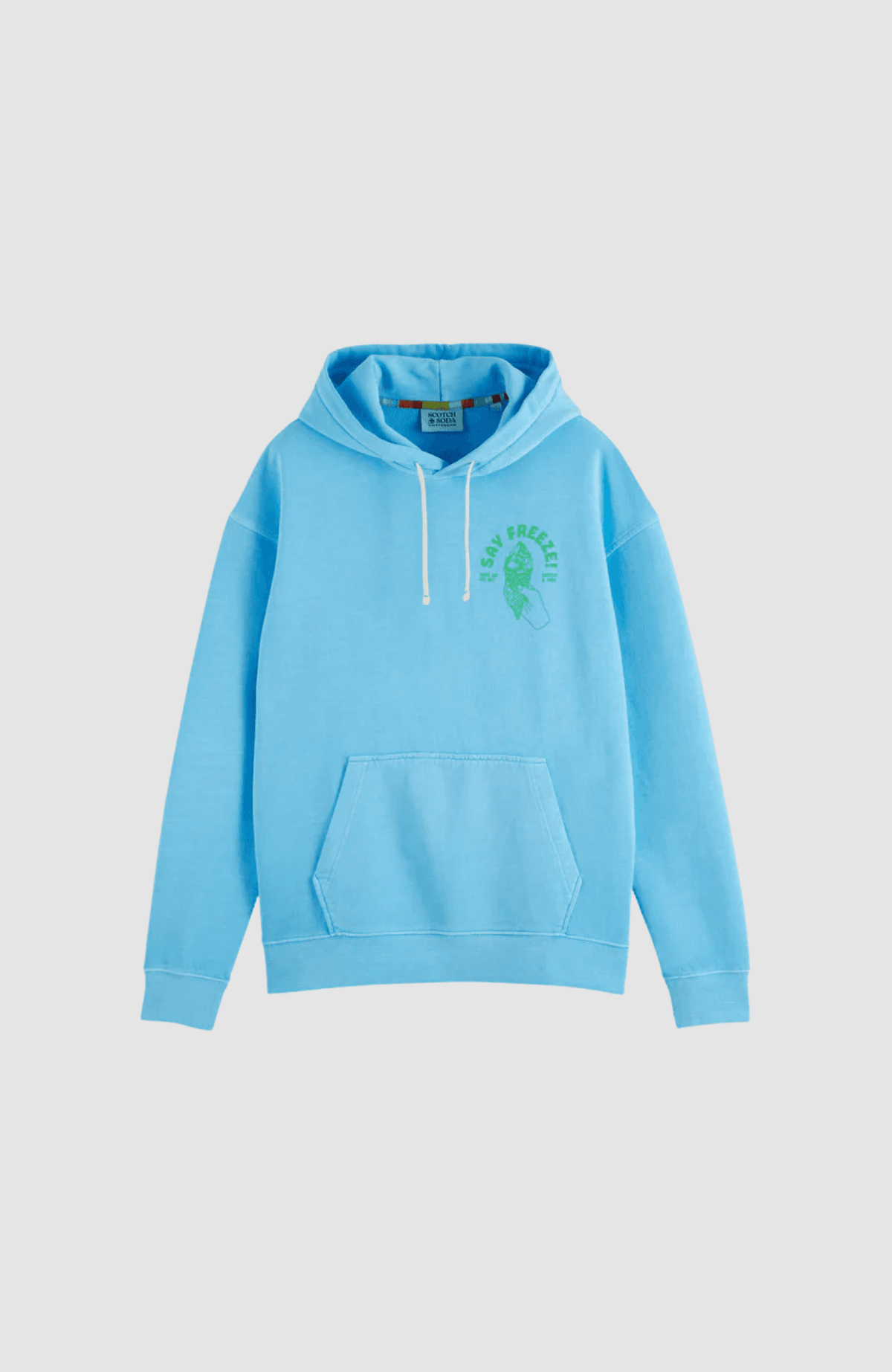 Garment-Dyed Artwork Hoodie