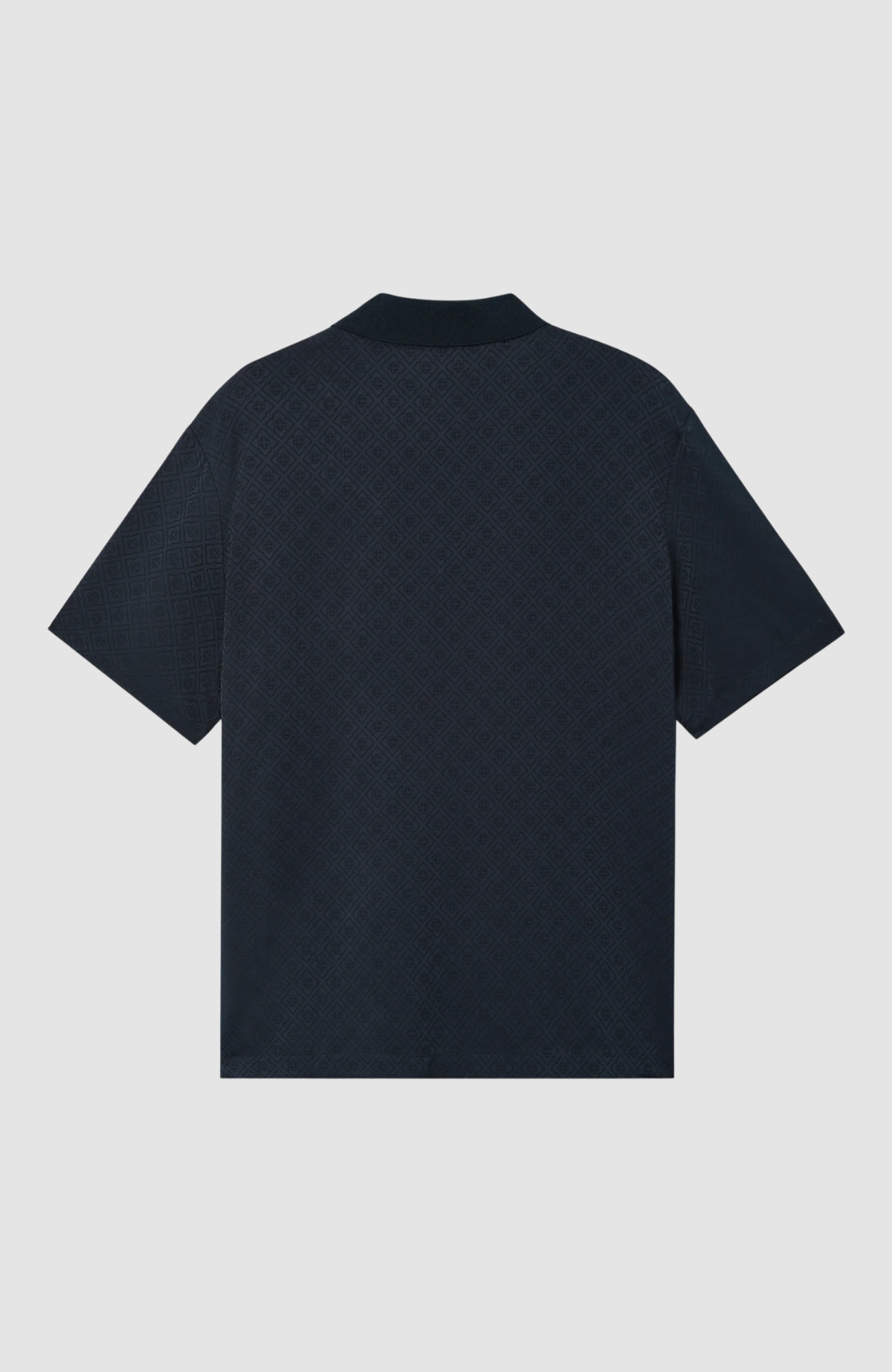 Knit Collar Ss Polo