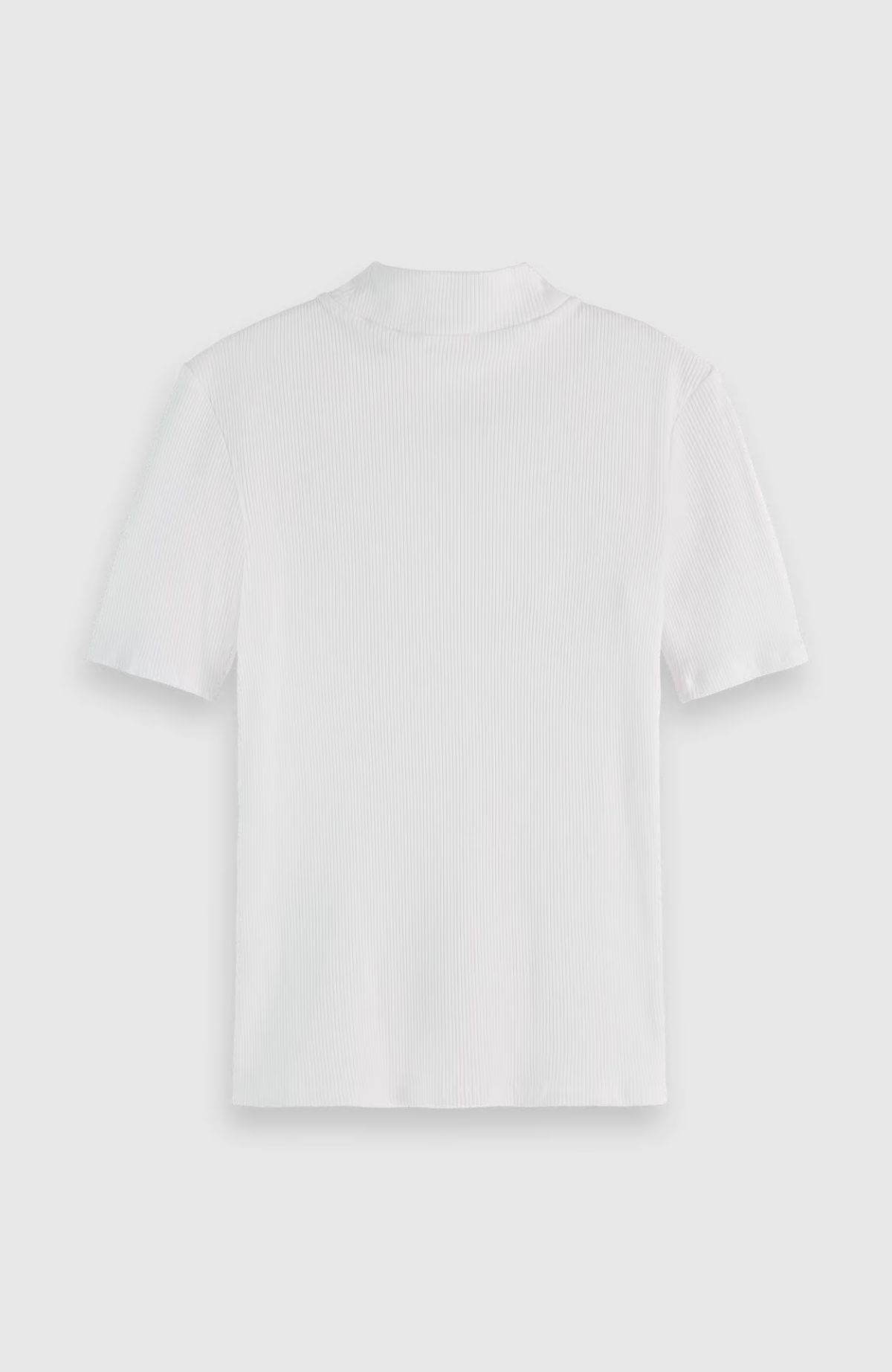 Core Mock neck rib t-shirt