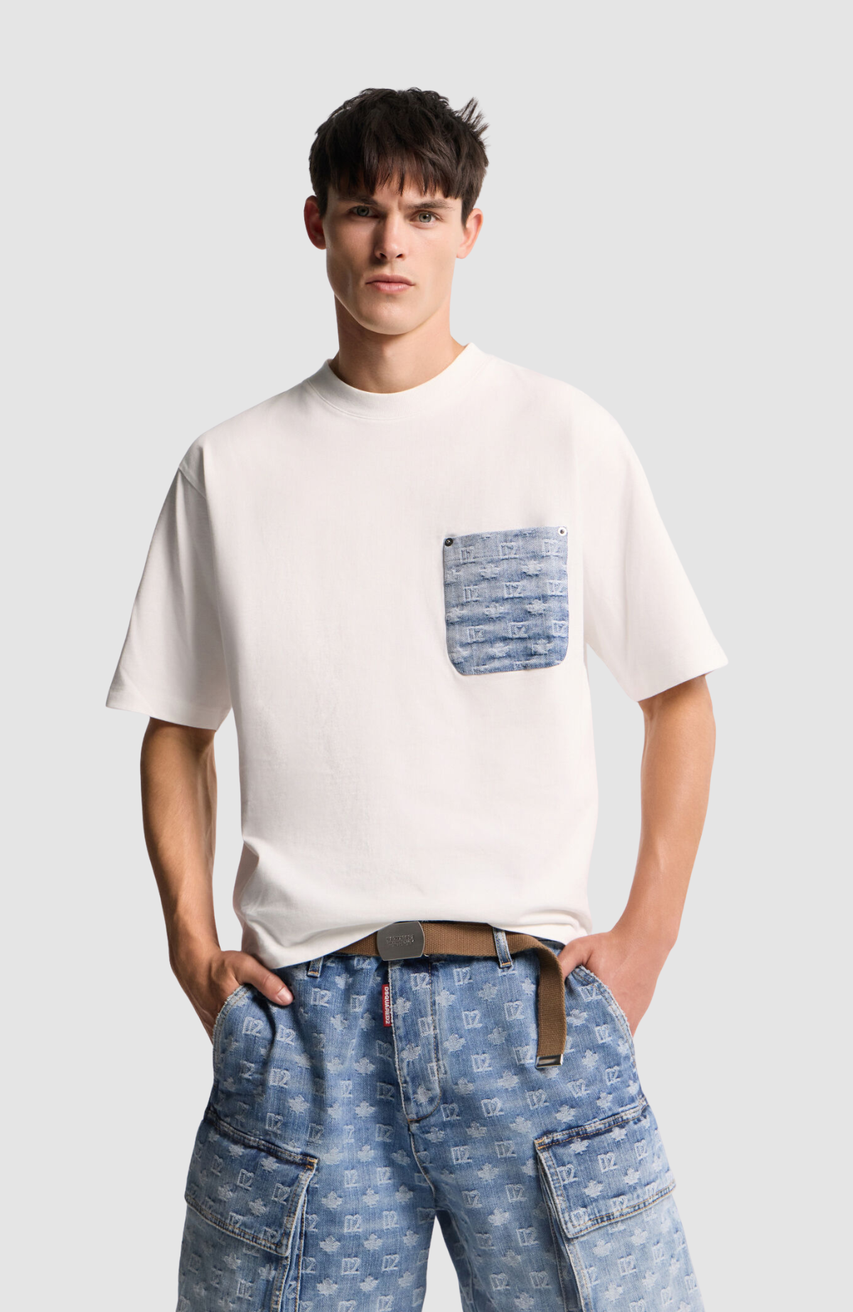 D2 Monogram Loose Fit T-Shirt
