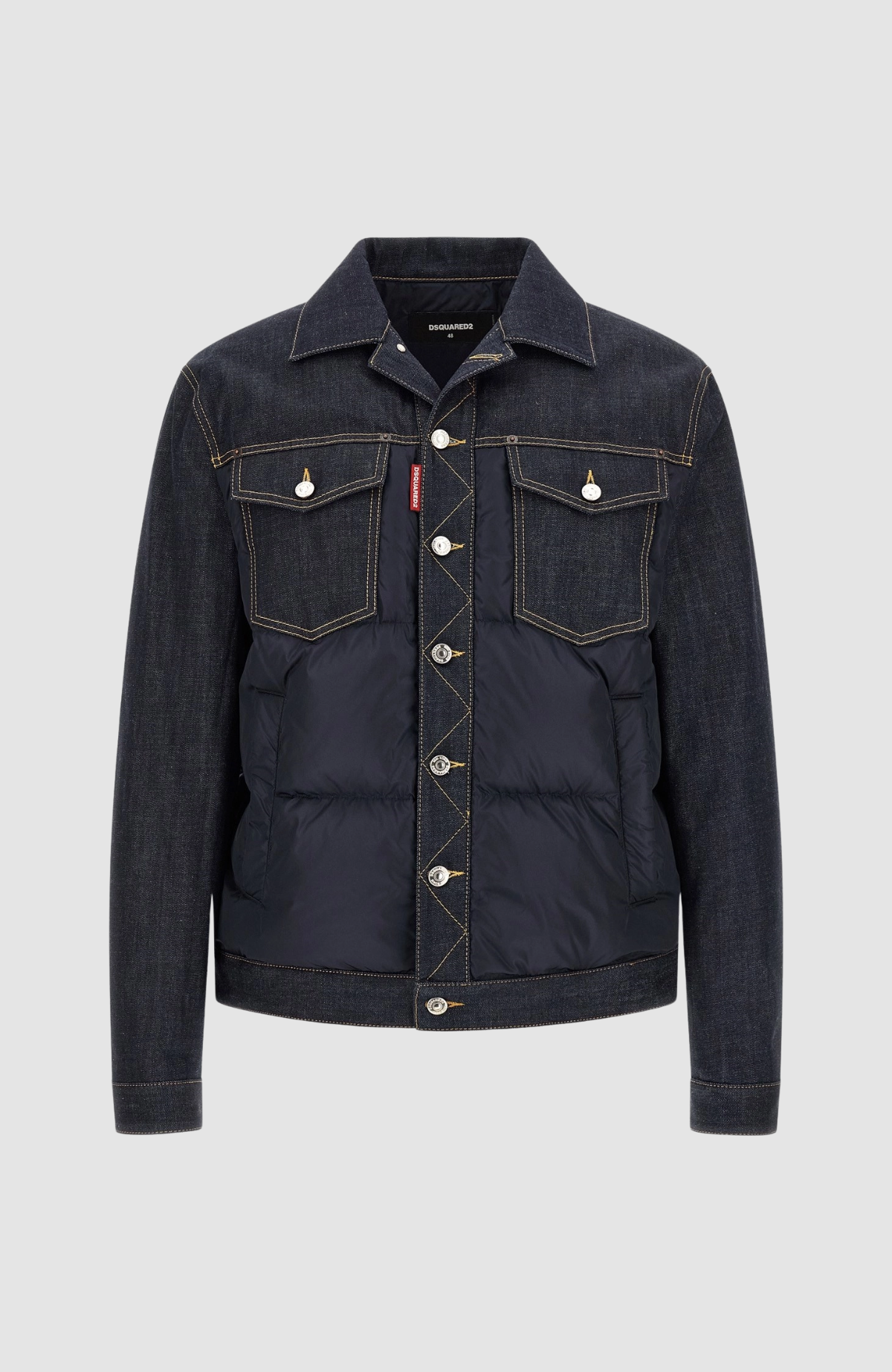 Hybrid Puffer Jean Jacket