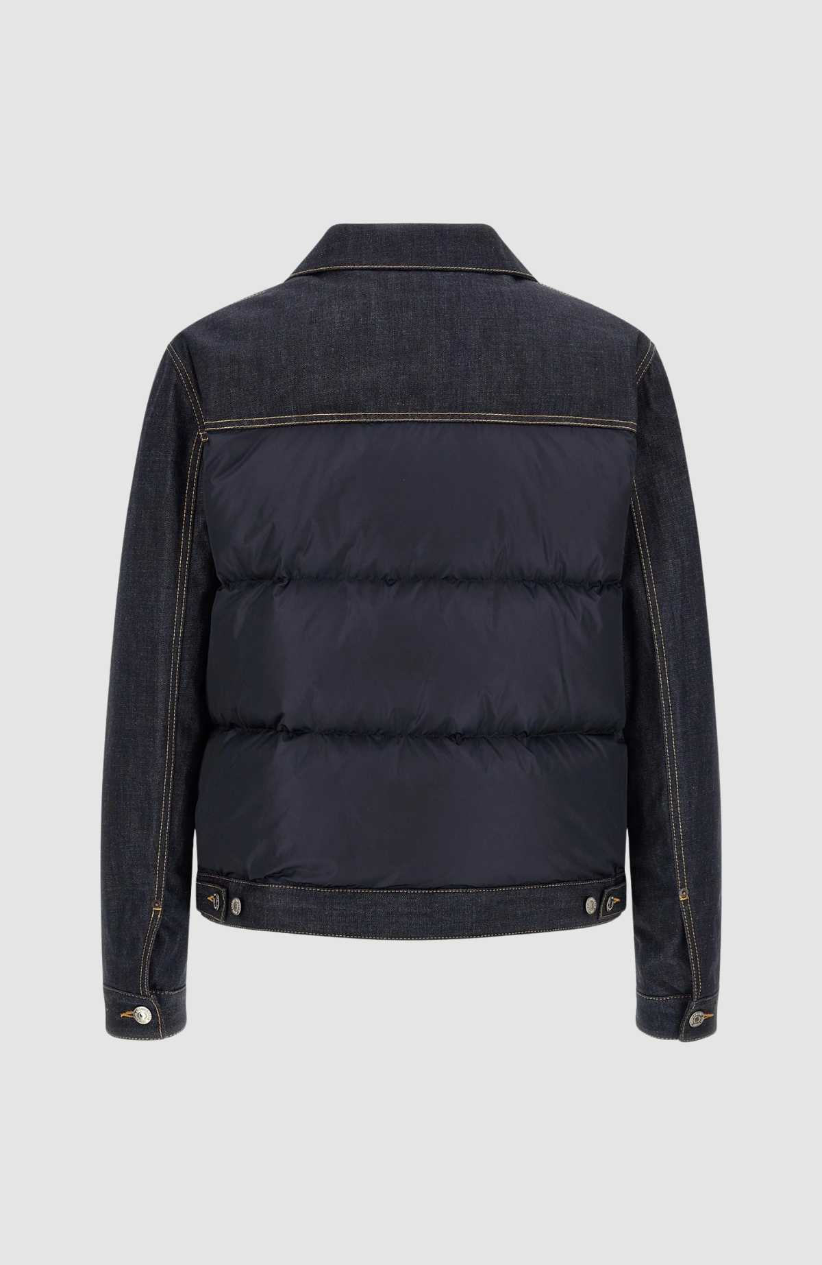 Hybrid Puffer Jean Jacket