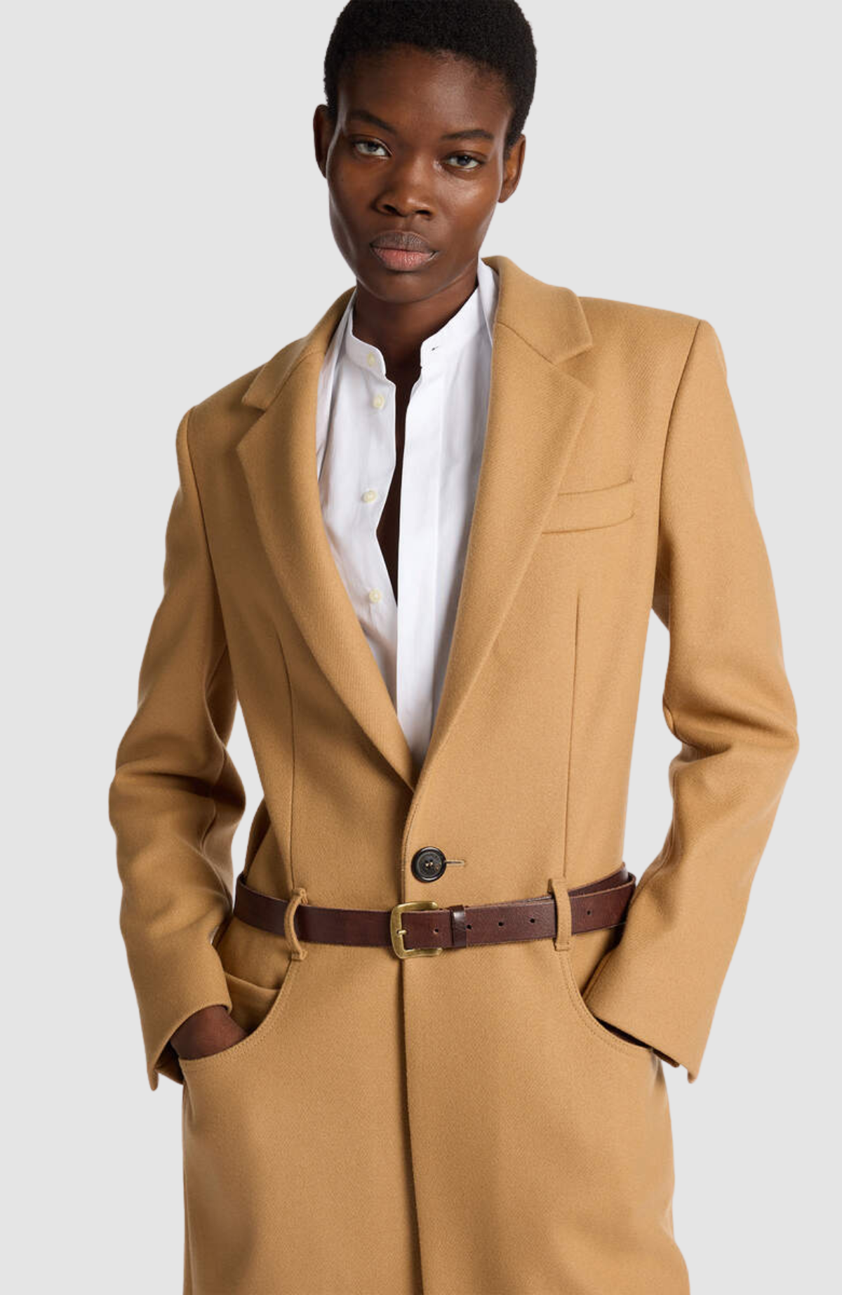 Low Belt Coat