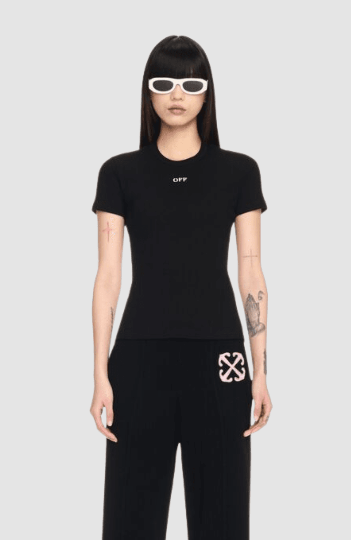 Off Stamp Rib Basic Tee