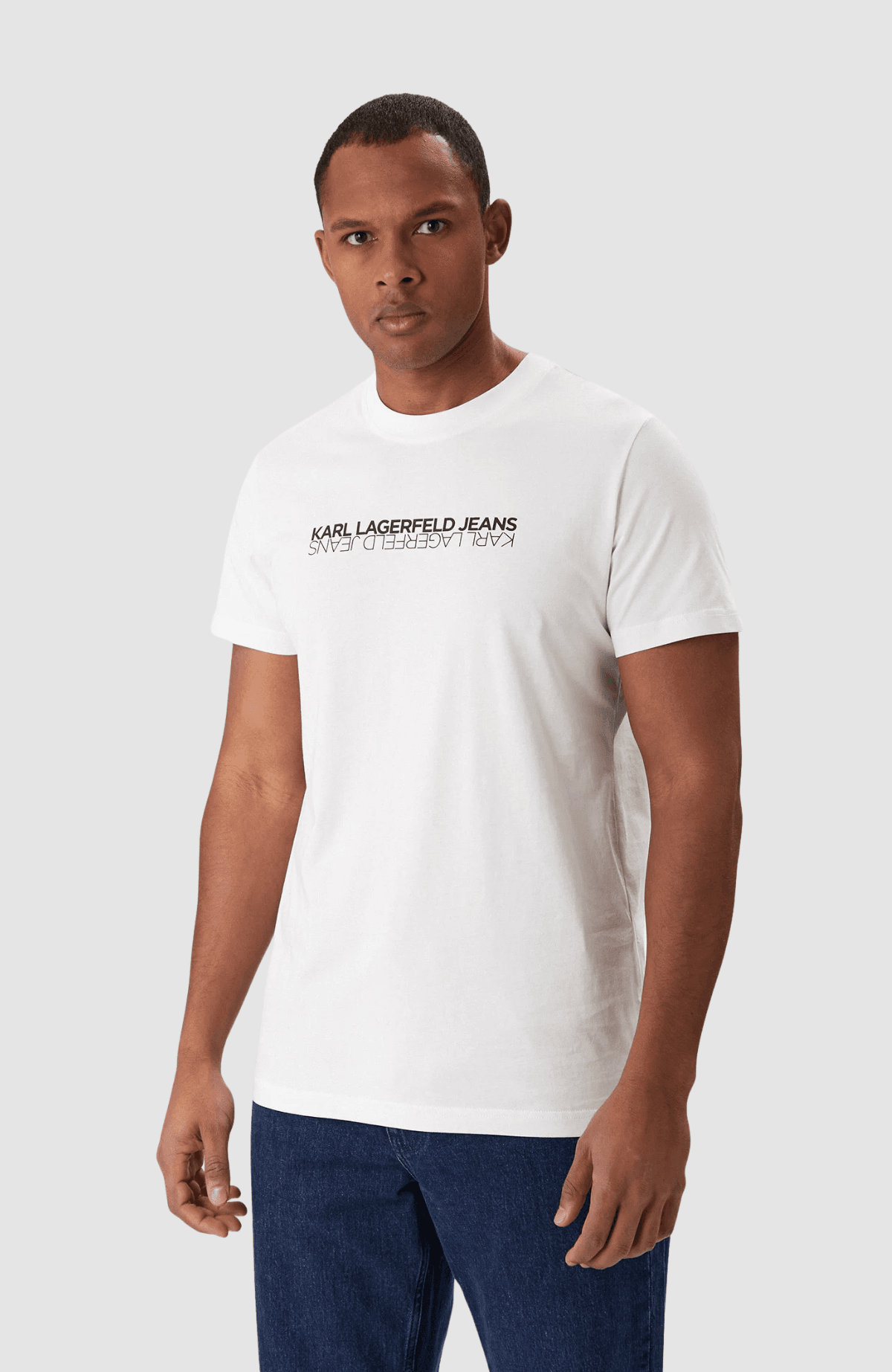 KLJ Slim Ss Reflection Tee