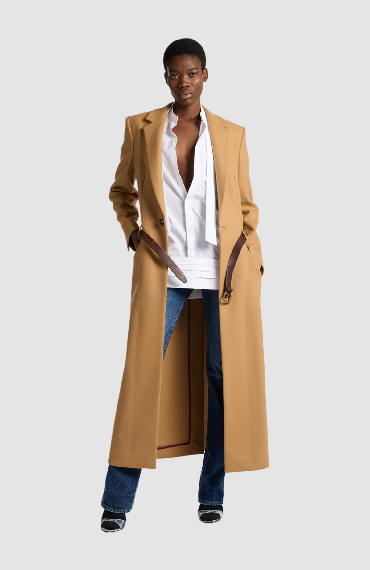 Low Belt Coat