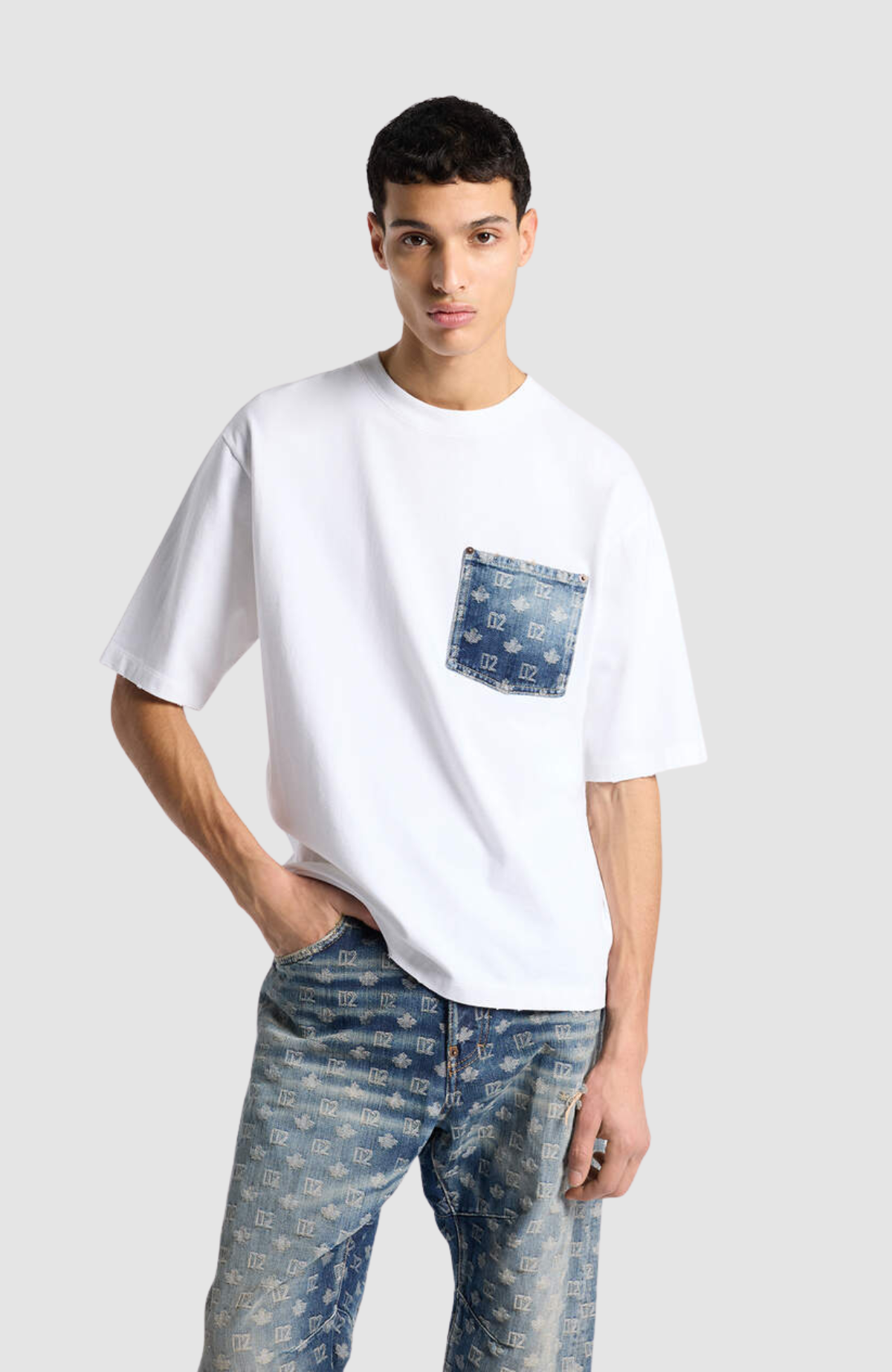 D2 Monogram Loose Fit T-Shirt